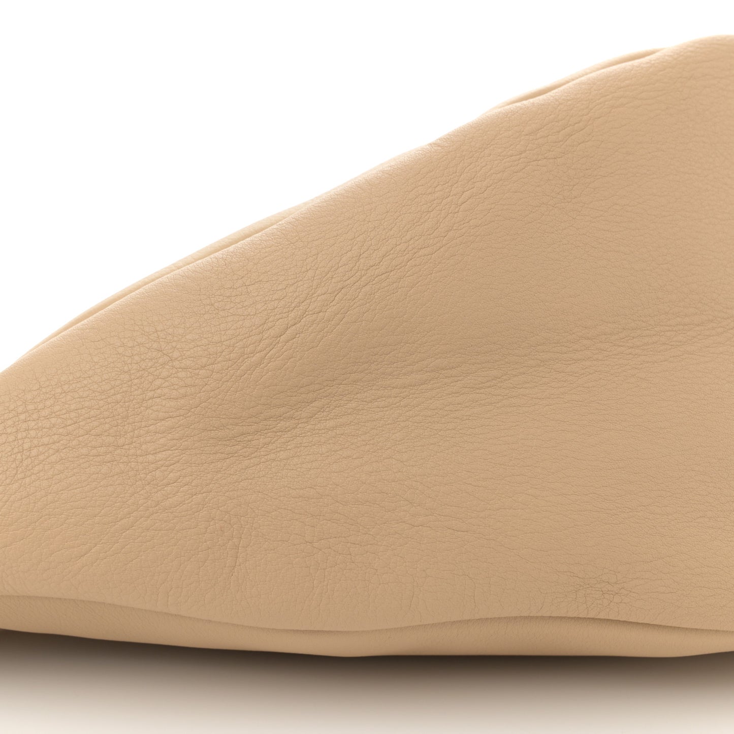 Grained Calfskin Large Slouchy Banana Bag Light Cuir