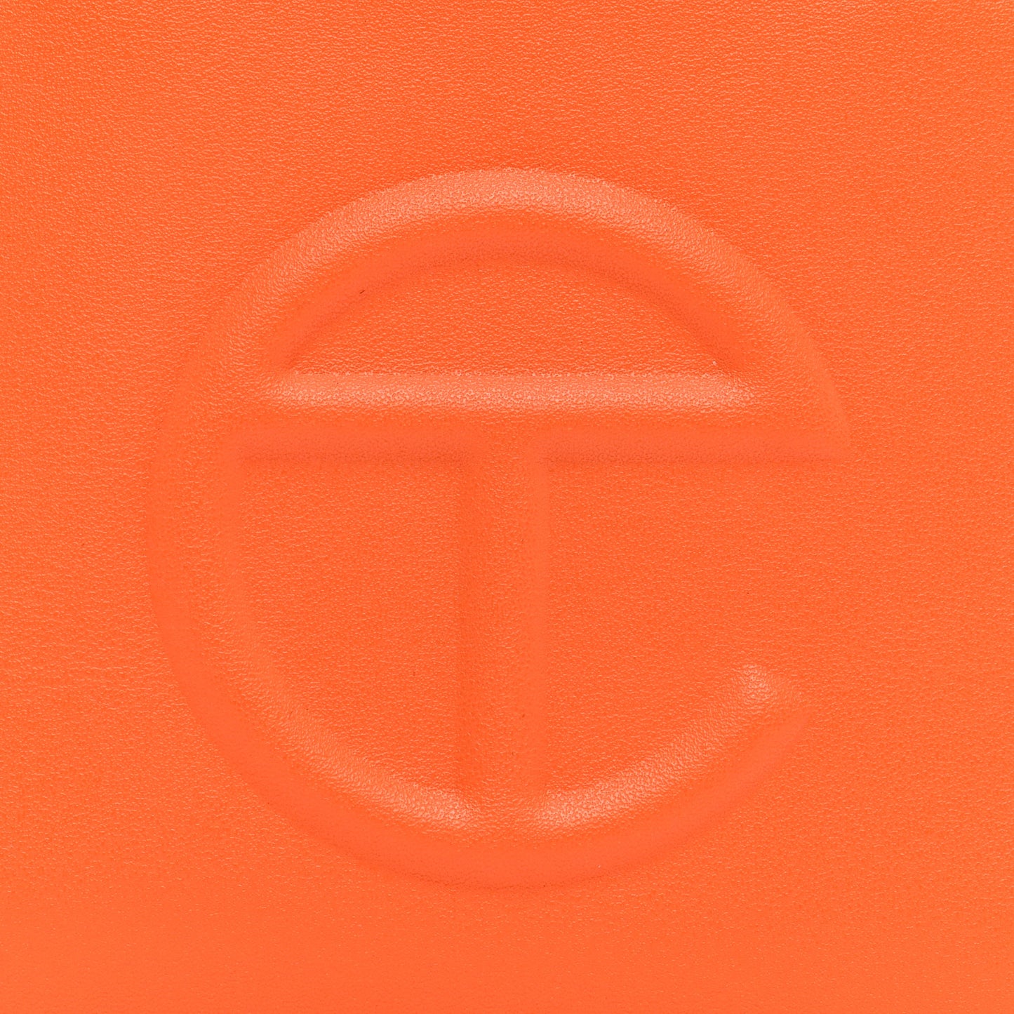 Vegan Leather Small Shopping Bag Orange