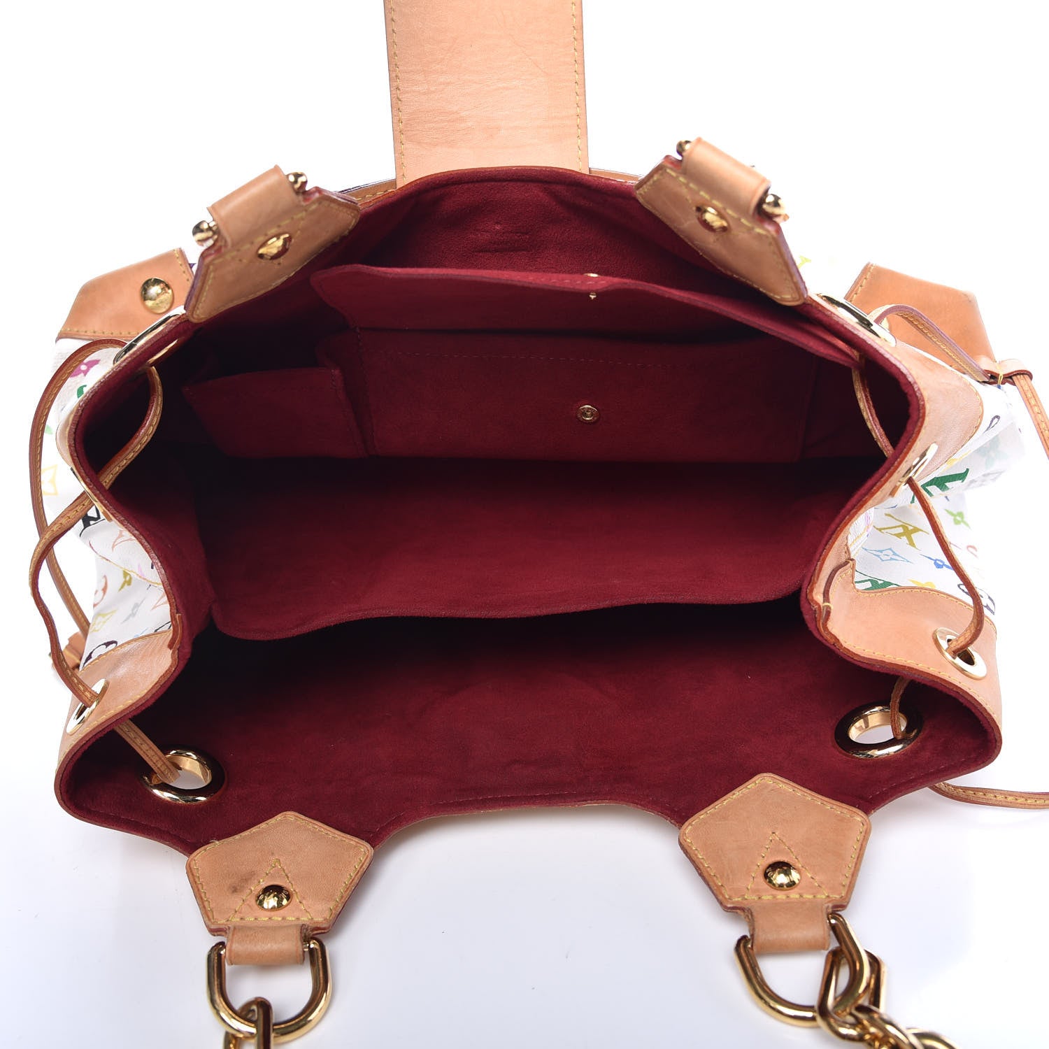 Louis Vuitton Monogram Multicolor Ursula White 5 of 9