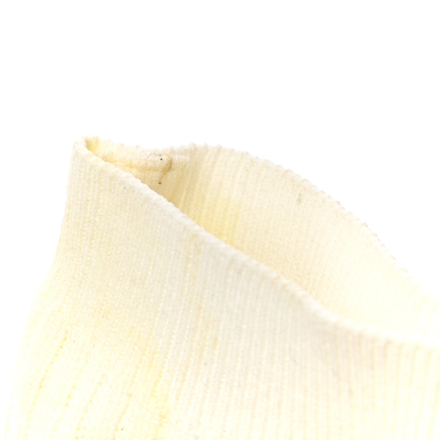 Ribbed Knit Womens Speed 2.0 Transparent Sole Sneakers 40 White