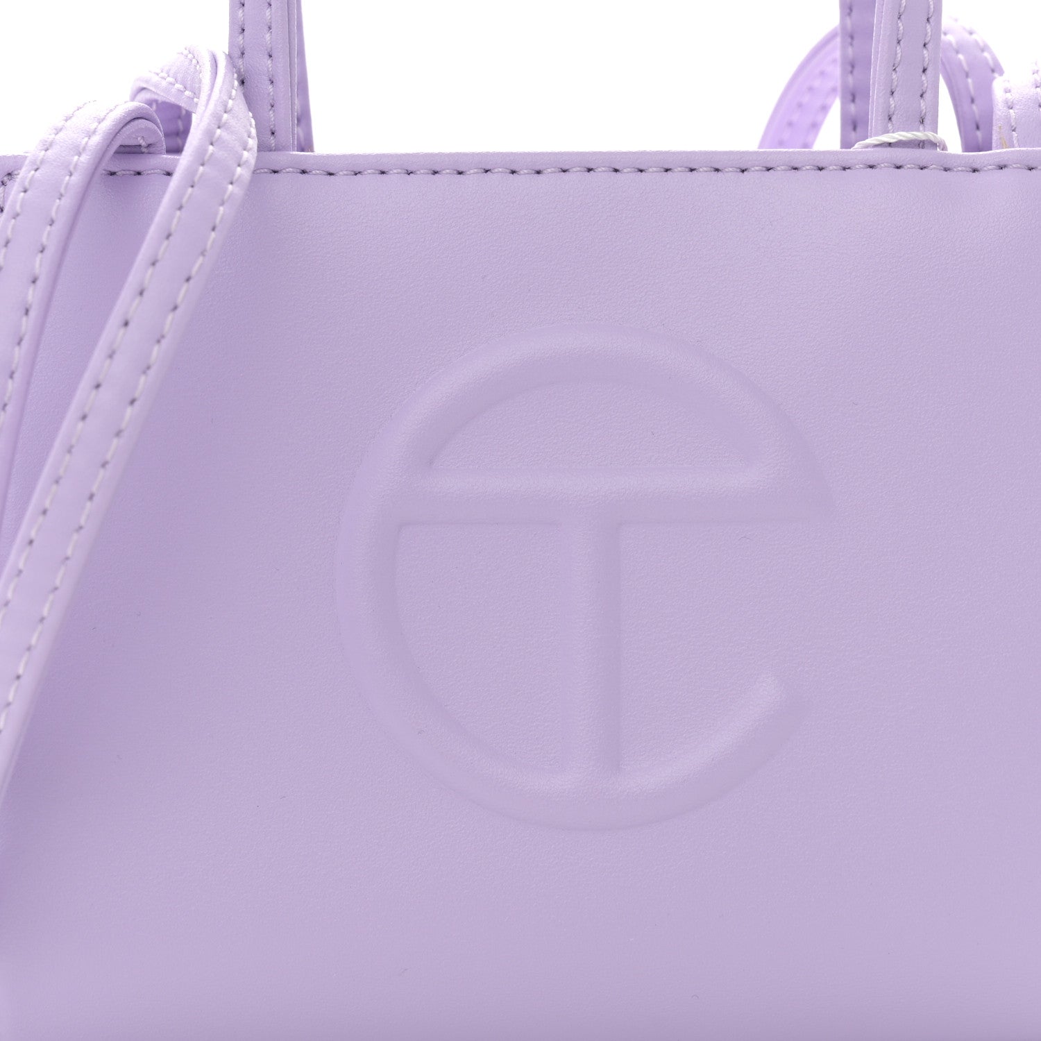 Telfar Vegan Leather Small Shopping Bag Lavender 7 of 9