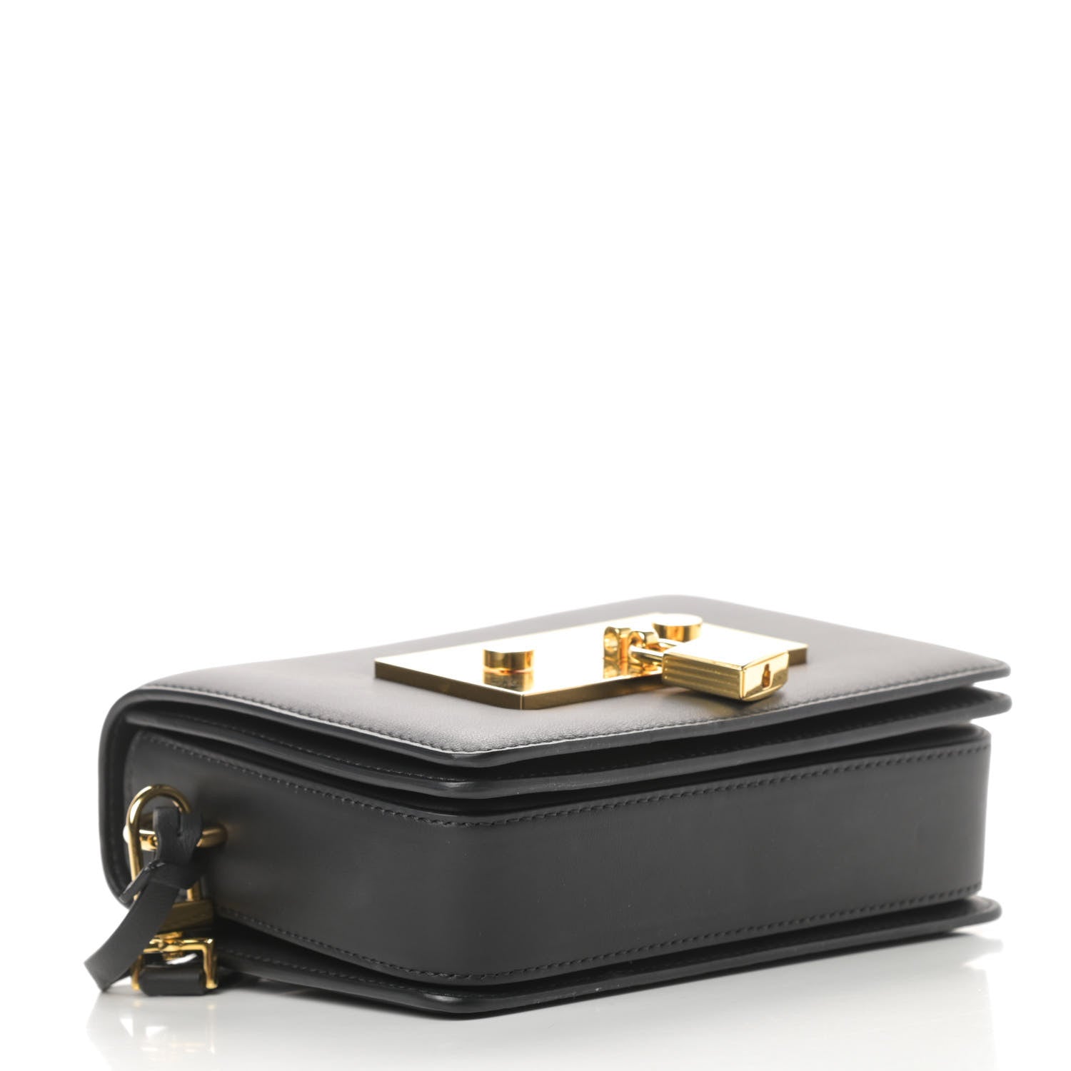 Tom Ford Calfskin Padlock Crossbody Black 4 of 14