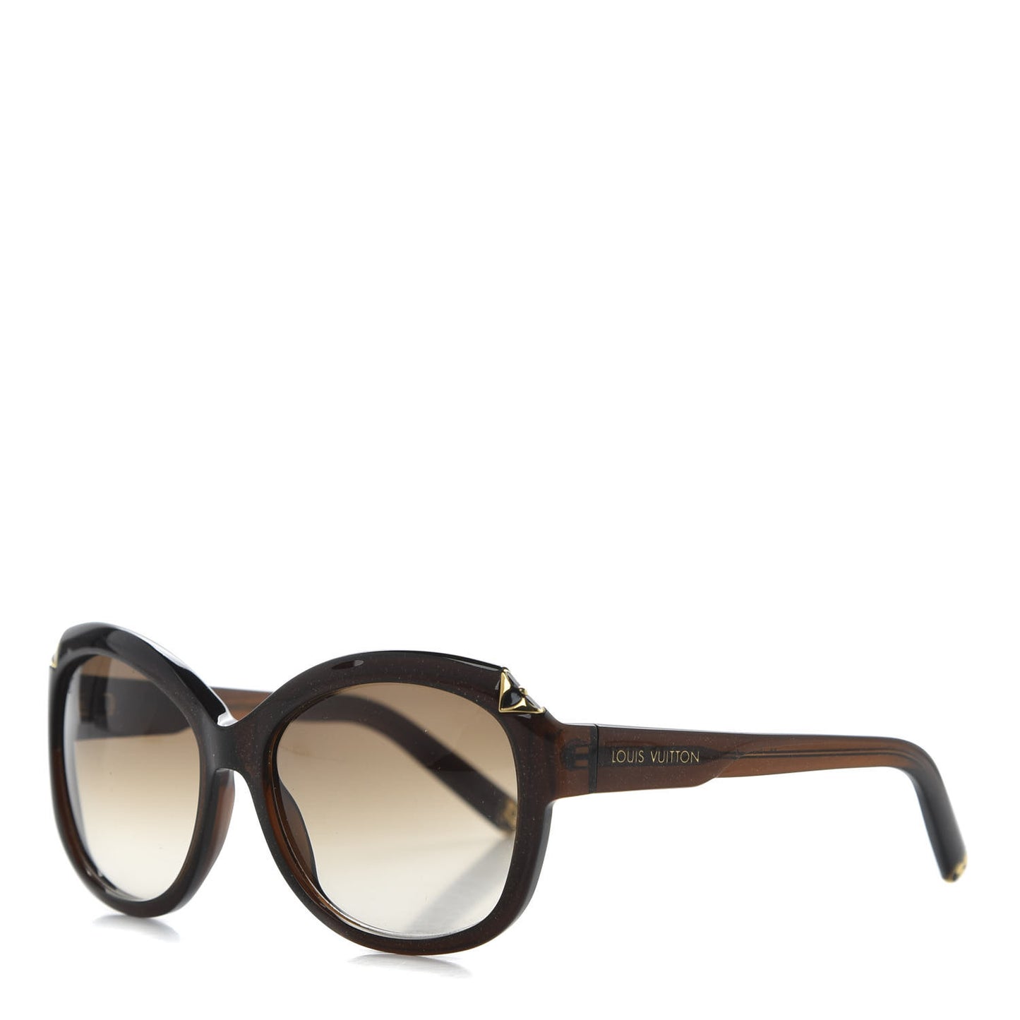 Hortensia Cat Eye Sunglasses Z0486W Brown Glitter