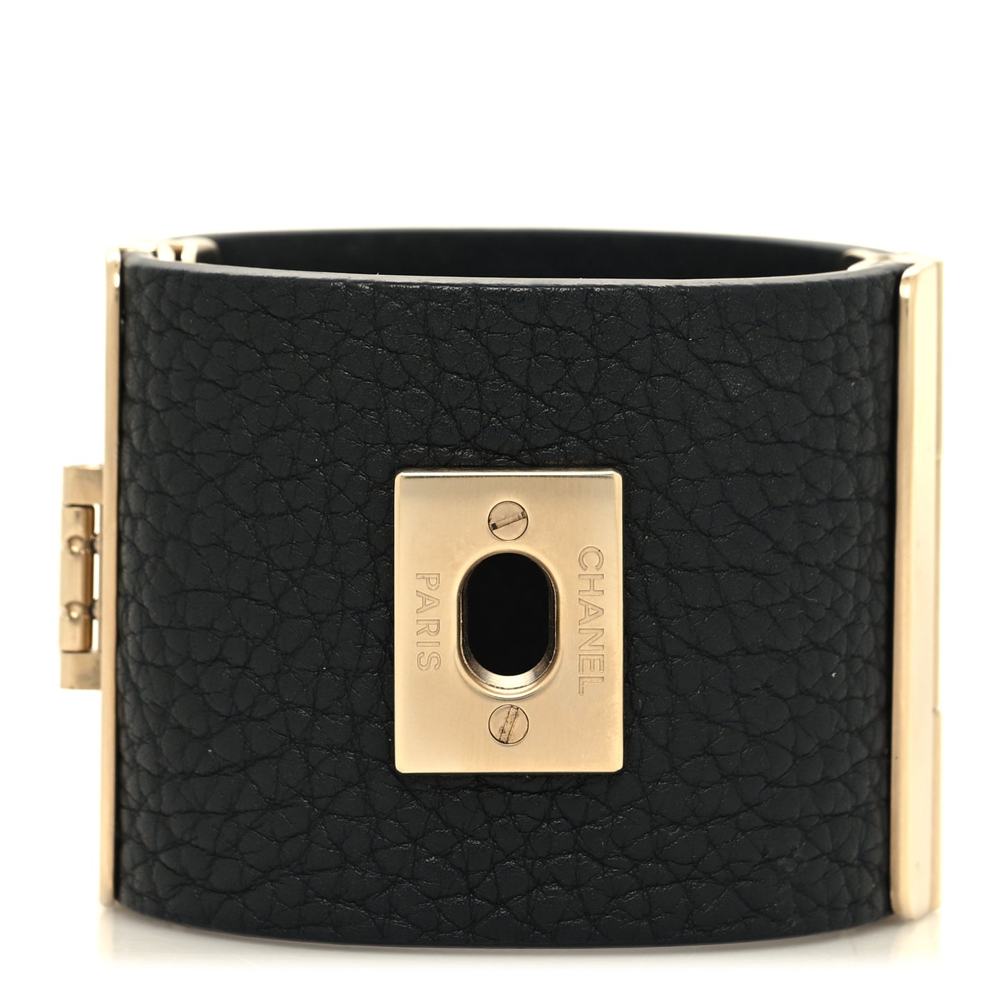 Calfskin CC Wide Cuff S Black