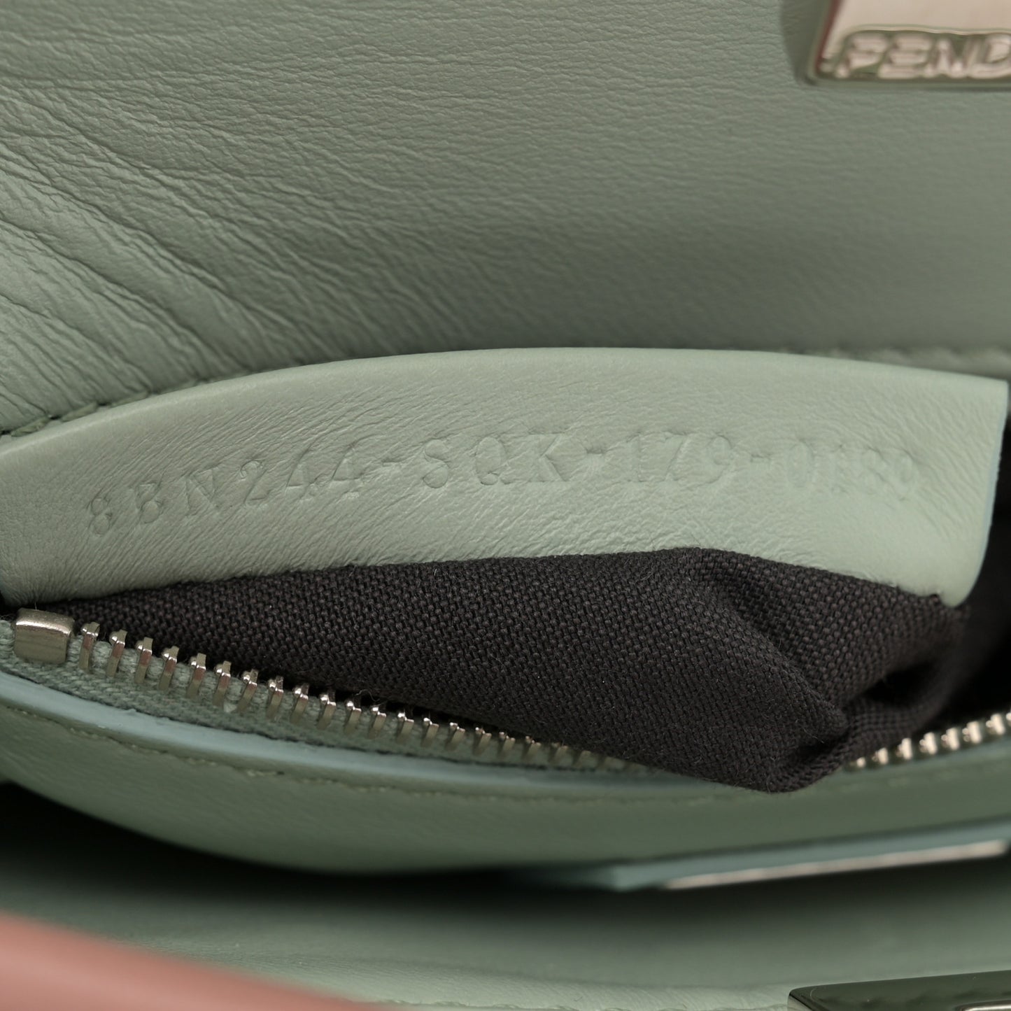 Nappa Colorblock Mini Peekaboo Iconic Satchel English Rose Plaster Oxigen