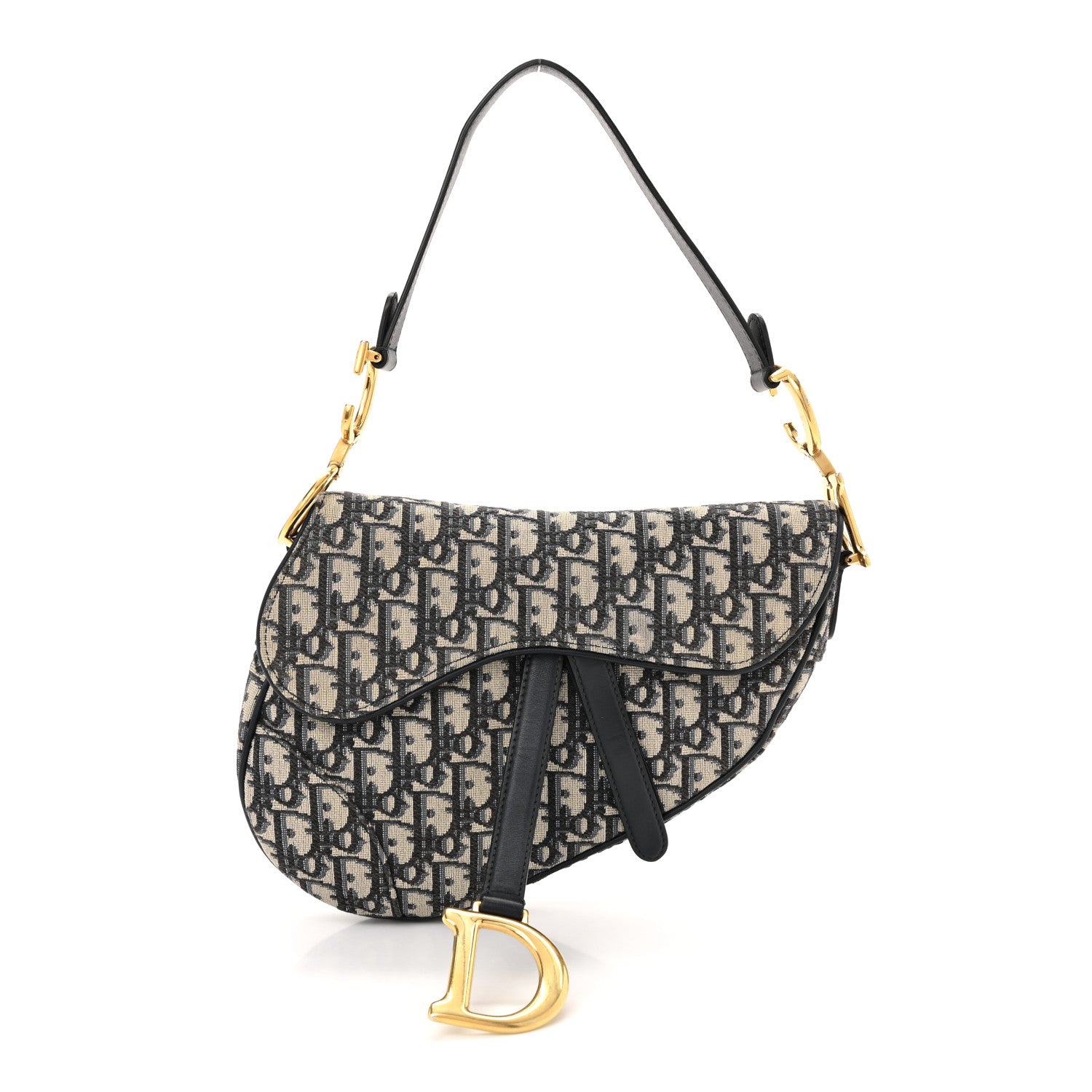 Christian Dior Oblique Saddle Bag Blue 1849359 – FASHIONPHILE