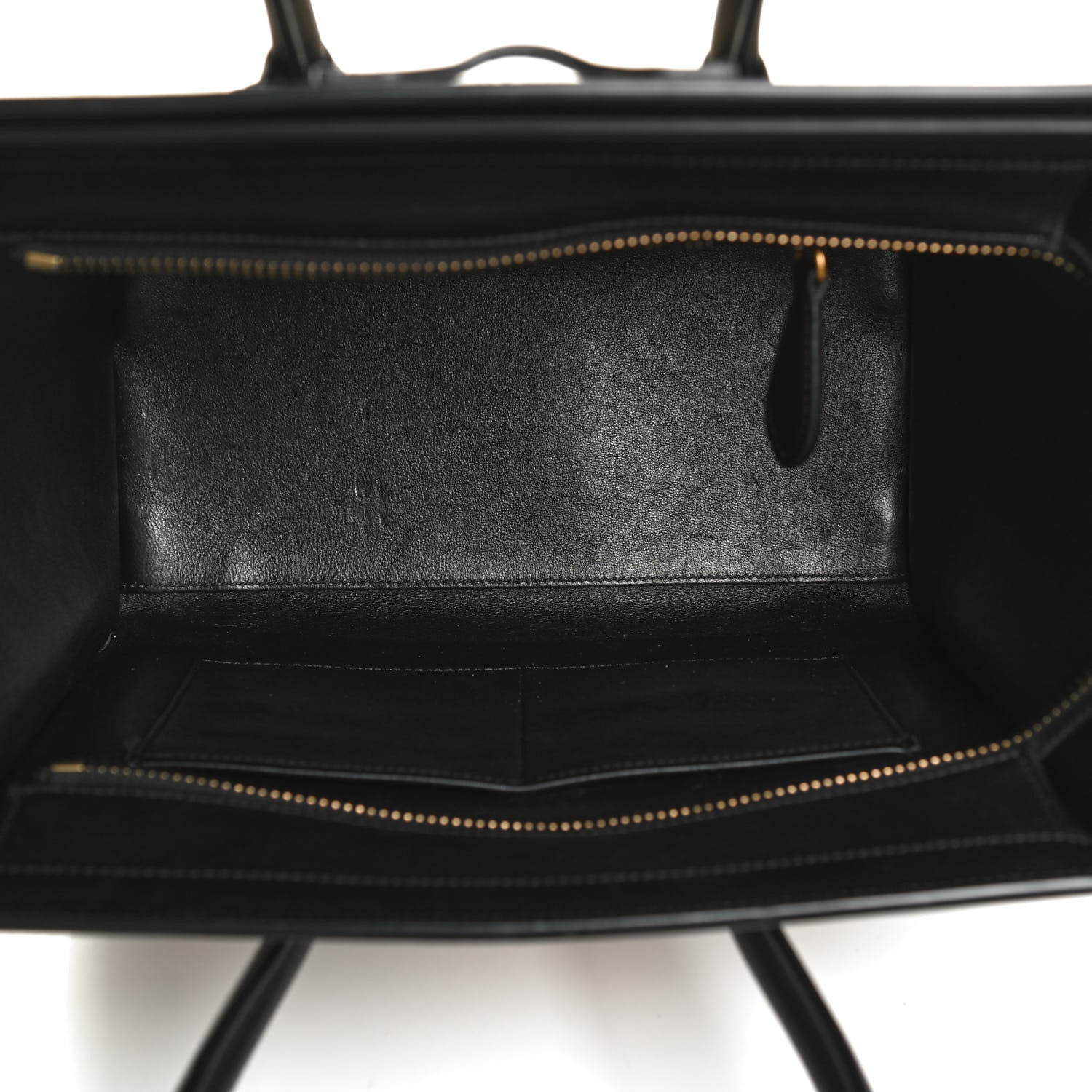 Celine Smooth Drummed Calfskin Micro Tri-Color Luggage Teal 5 of 12