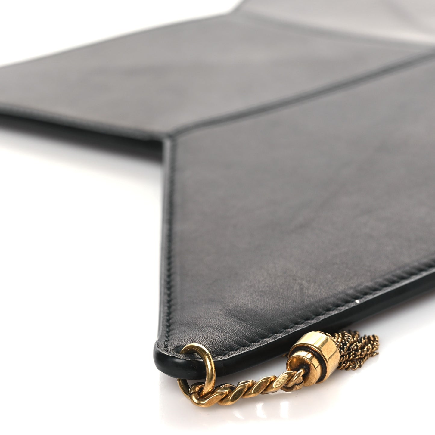 Calfskin Astro Star Shoulder Bag Black