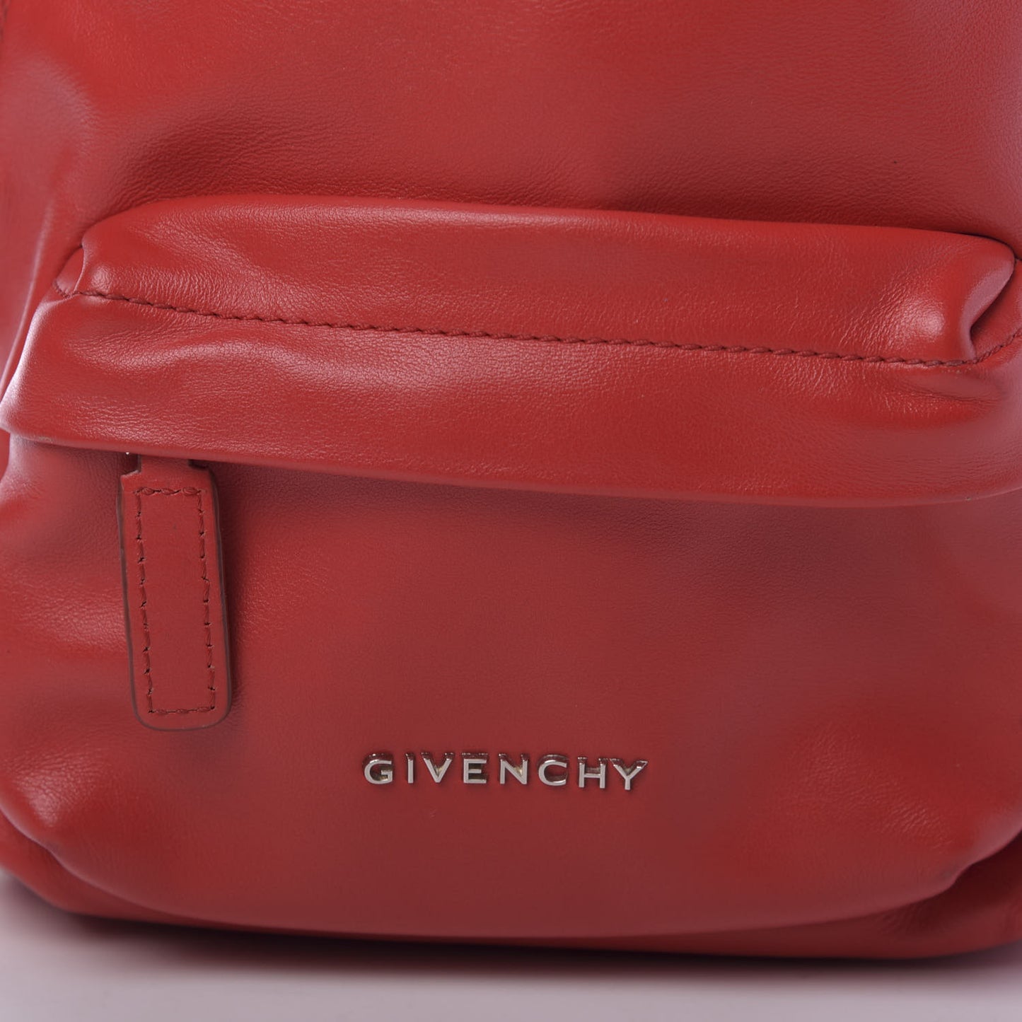 Smooth Calfskin Nano Backpack Red