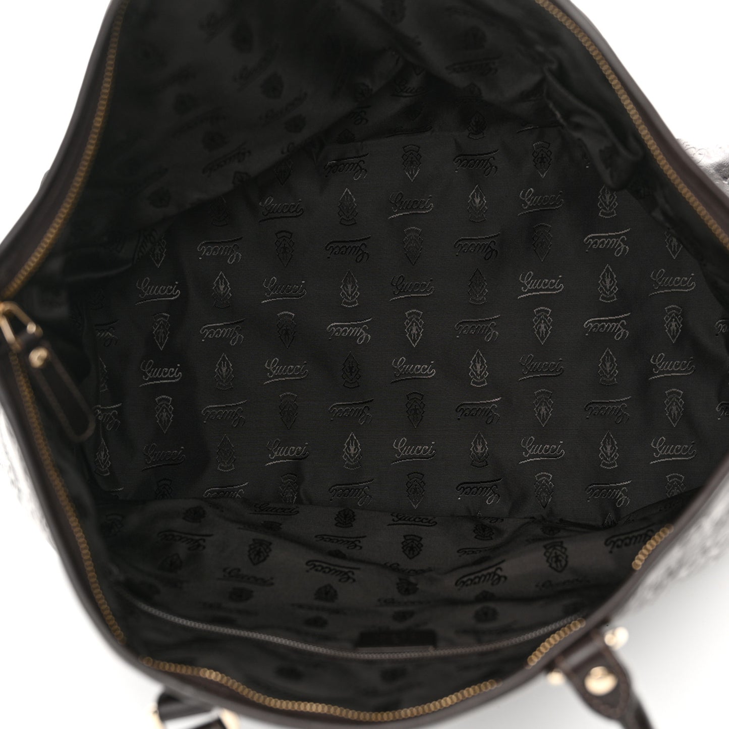 Guccissima Medium Joy Tote Bag Dark Brown