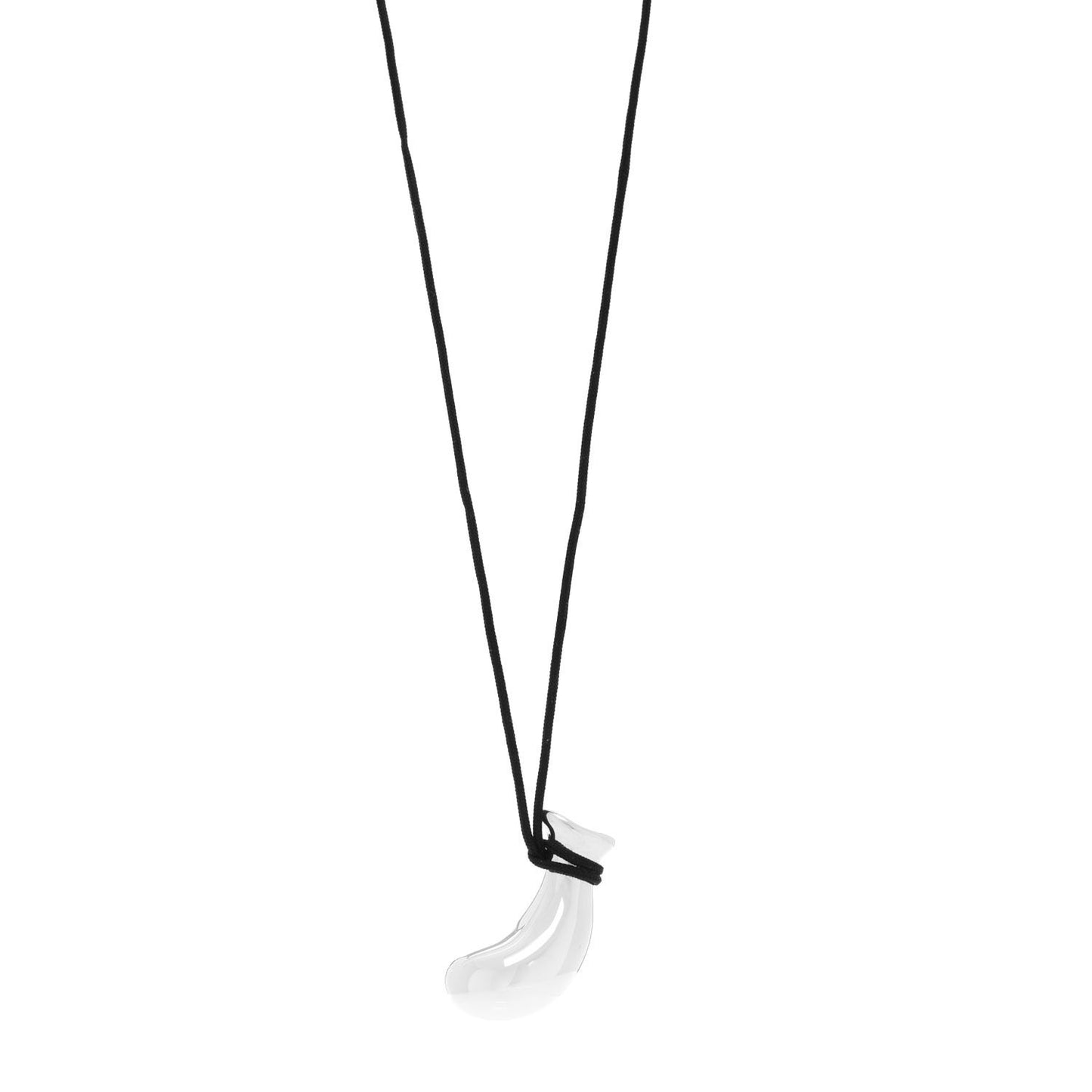 Sterling Silver Silk Elsa Peretti Bottle Jug Pendant Necklace