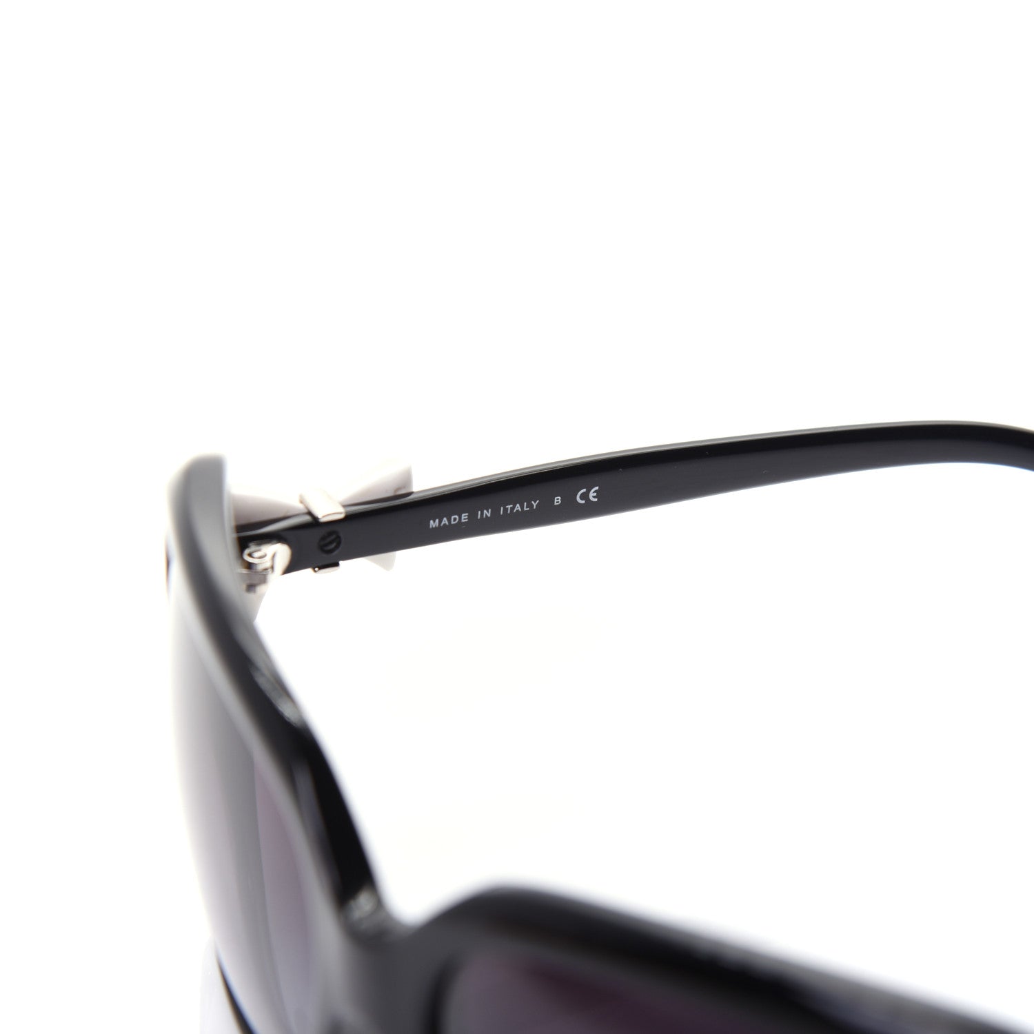 Chanel CC Bow Sunglasses 5171 Black White 6 of 10