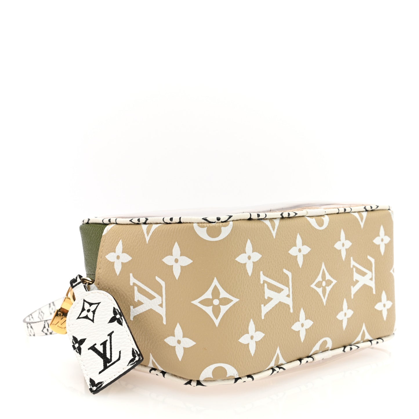 Monogram Giant Beach Pouch Kaki