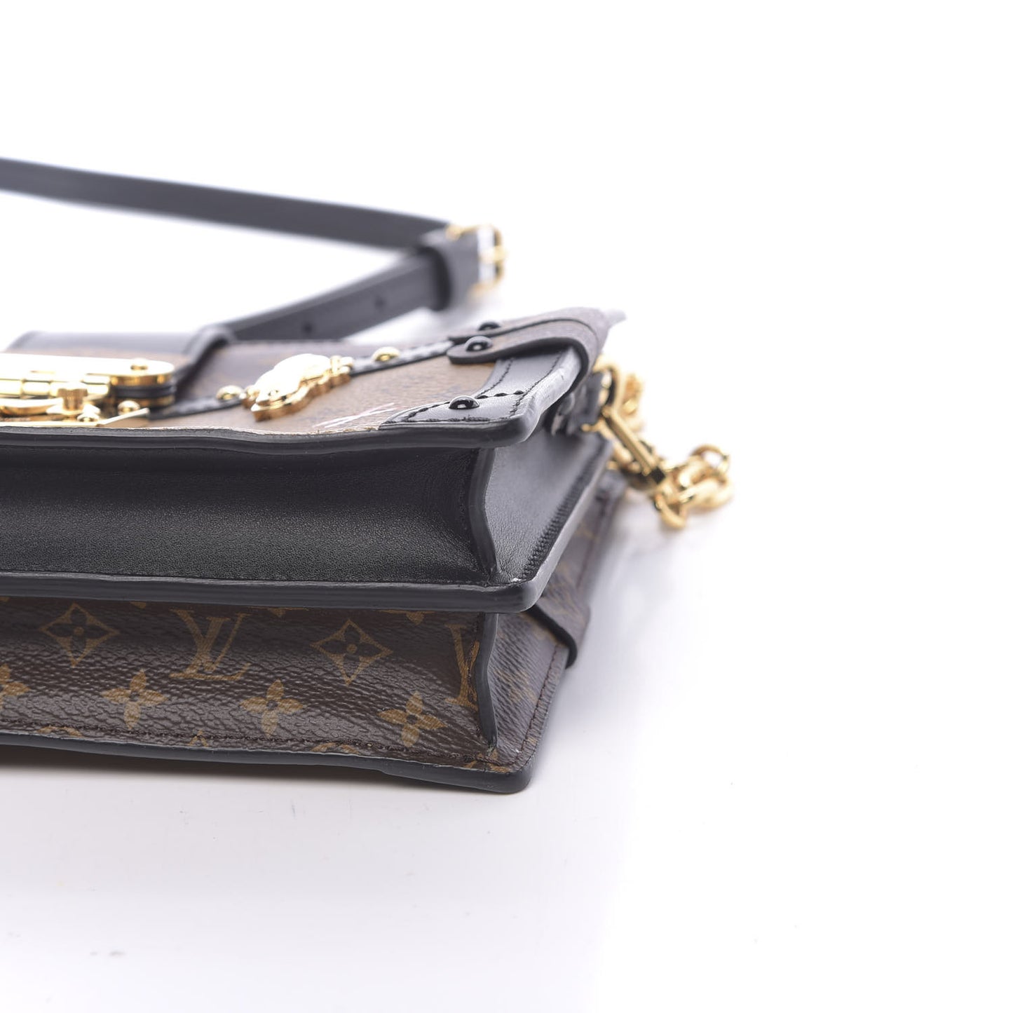 Reverse Monogram Trunk Clutch
