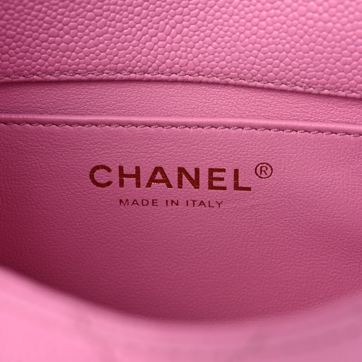 Caviar Quilted Mini Rectangular Sweetheart Flap Lilac