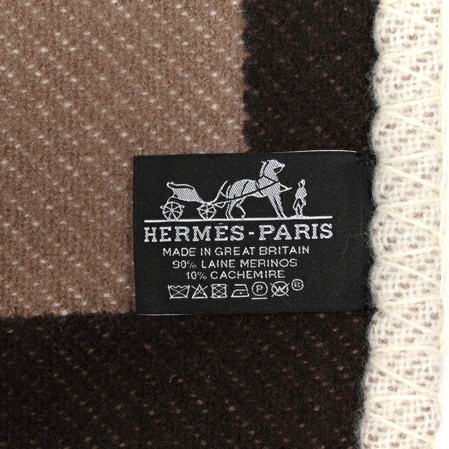 Wool Cashmere Grand Tralala Blanket Etoupe