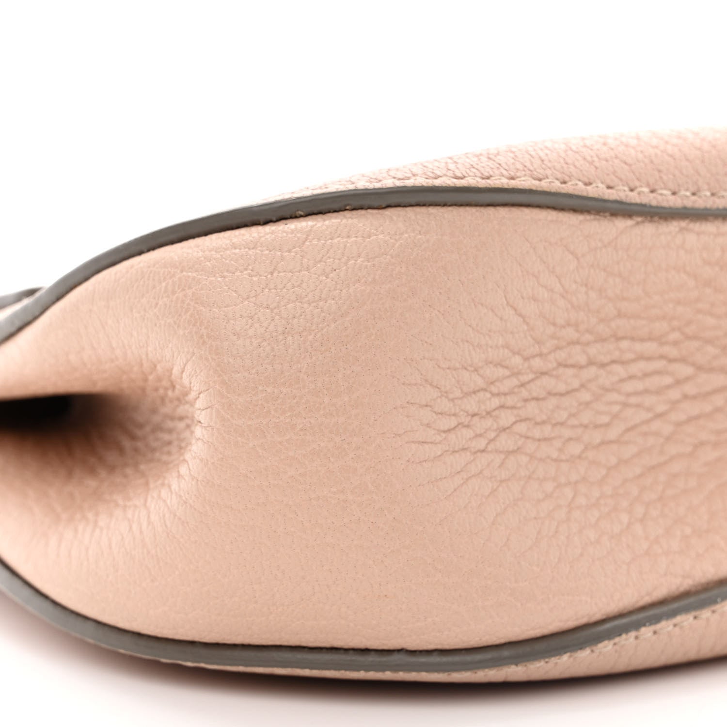 Chloe Grained Lambskin Mini Drew Shoulder Bag Cement Pink 9 of 12