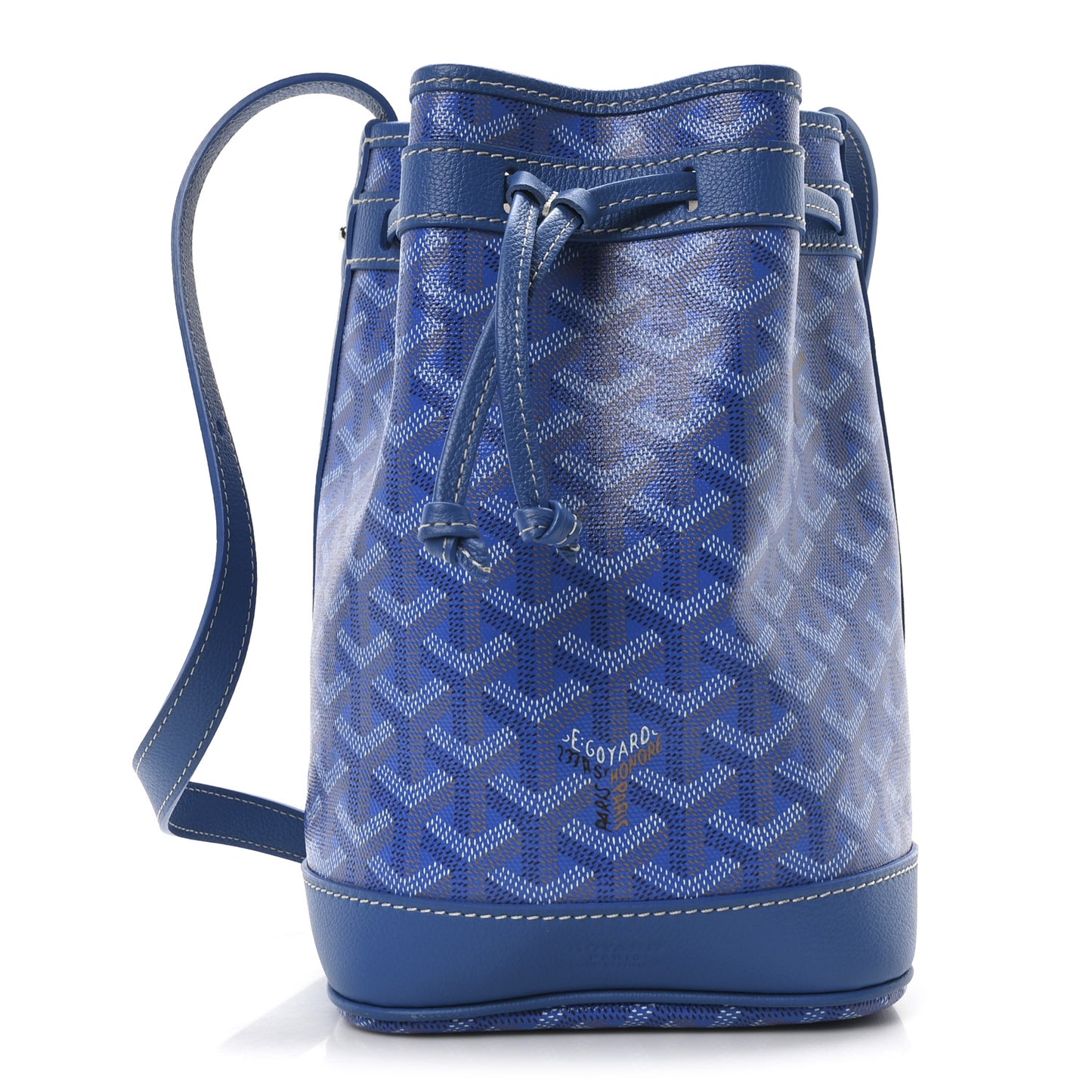 Goyardine Petit Flot Bucket Bag PM Sky Morning