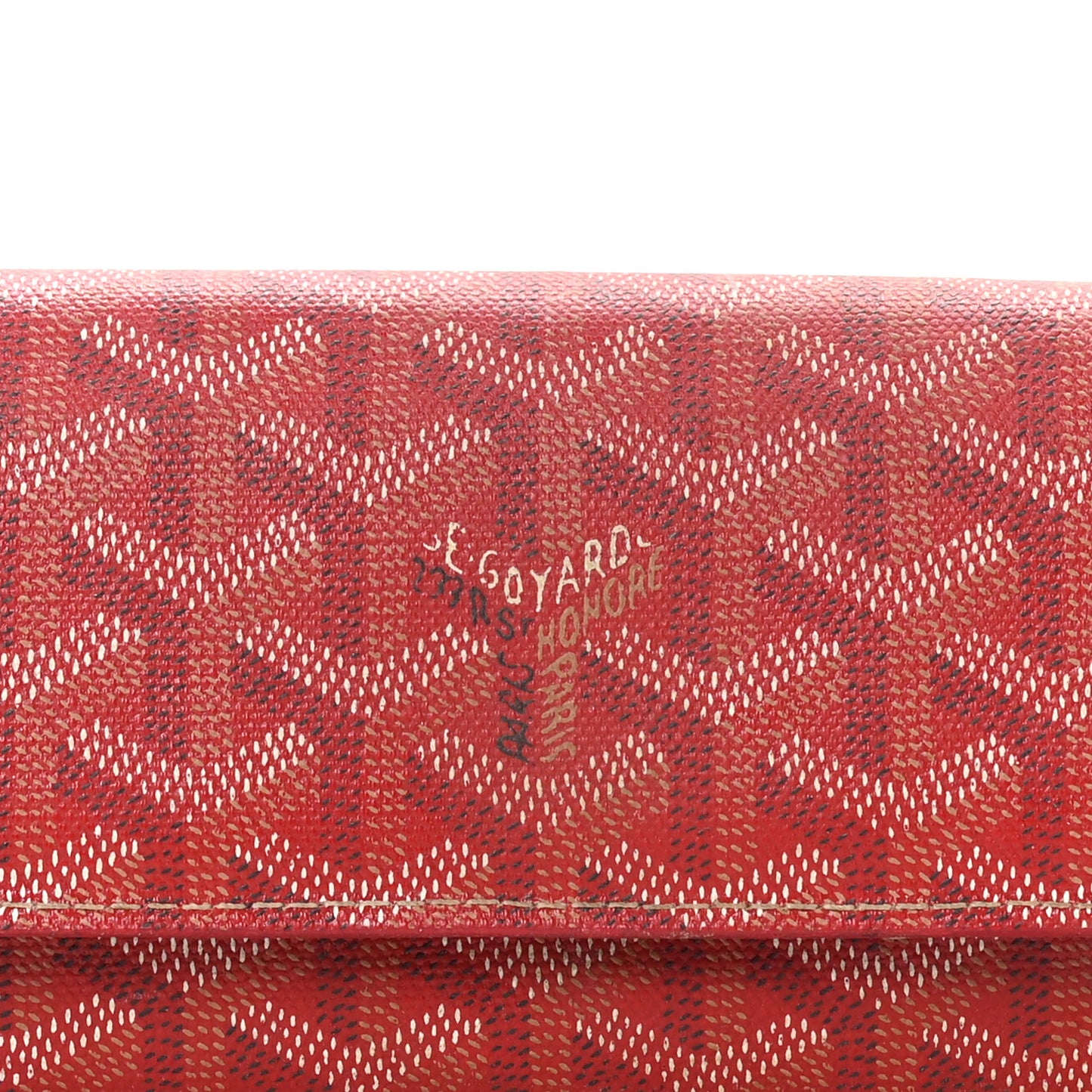 Goyardine Varenne Long Wallet Red