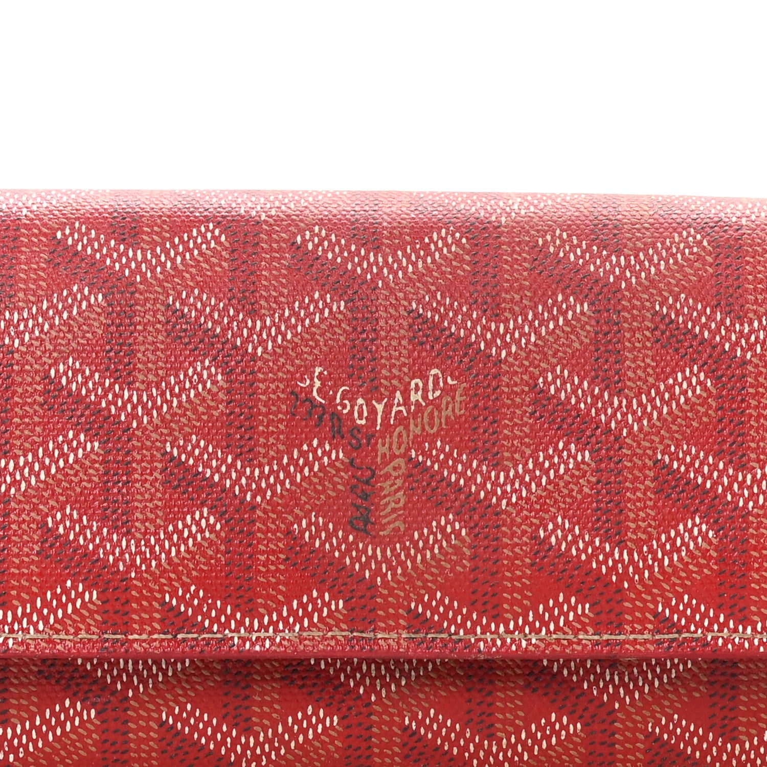 Goyard Goyardine Varenne Long Wallet Red 8 of 8
