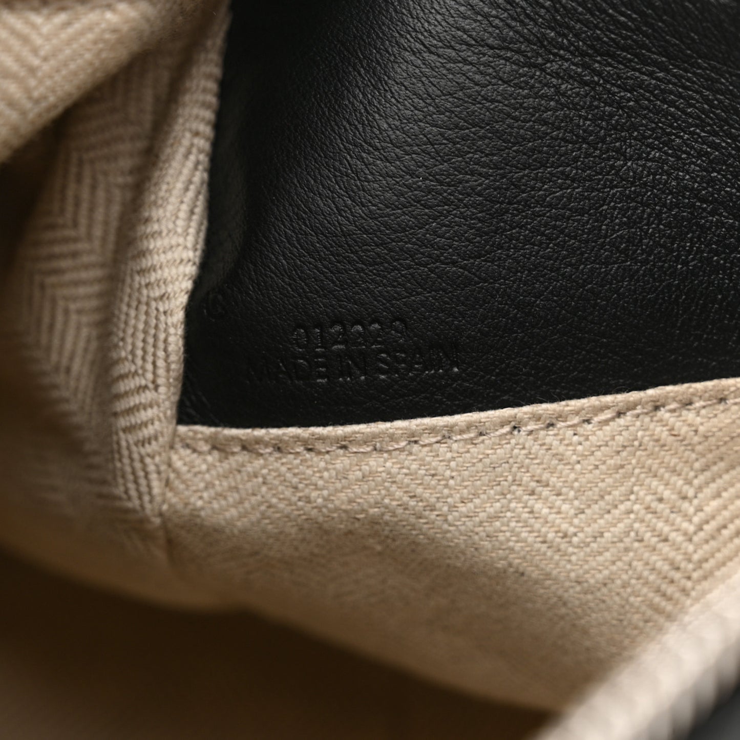 Calfskin Small Puzzle Bag Black