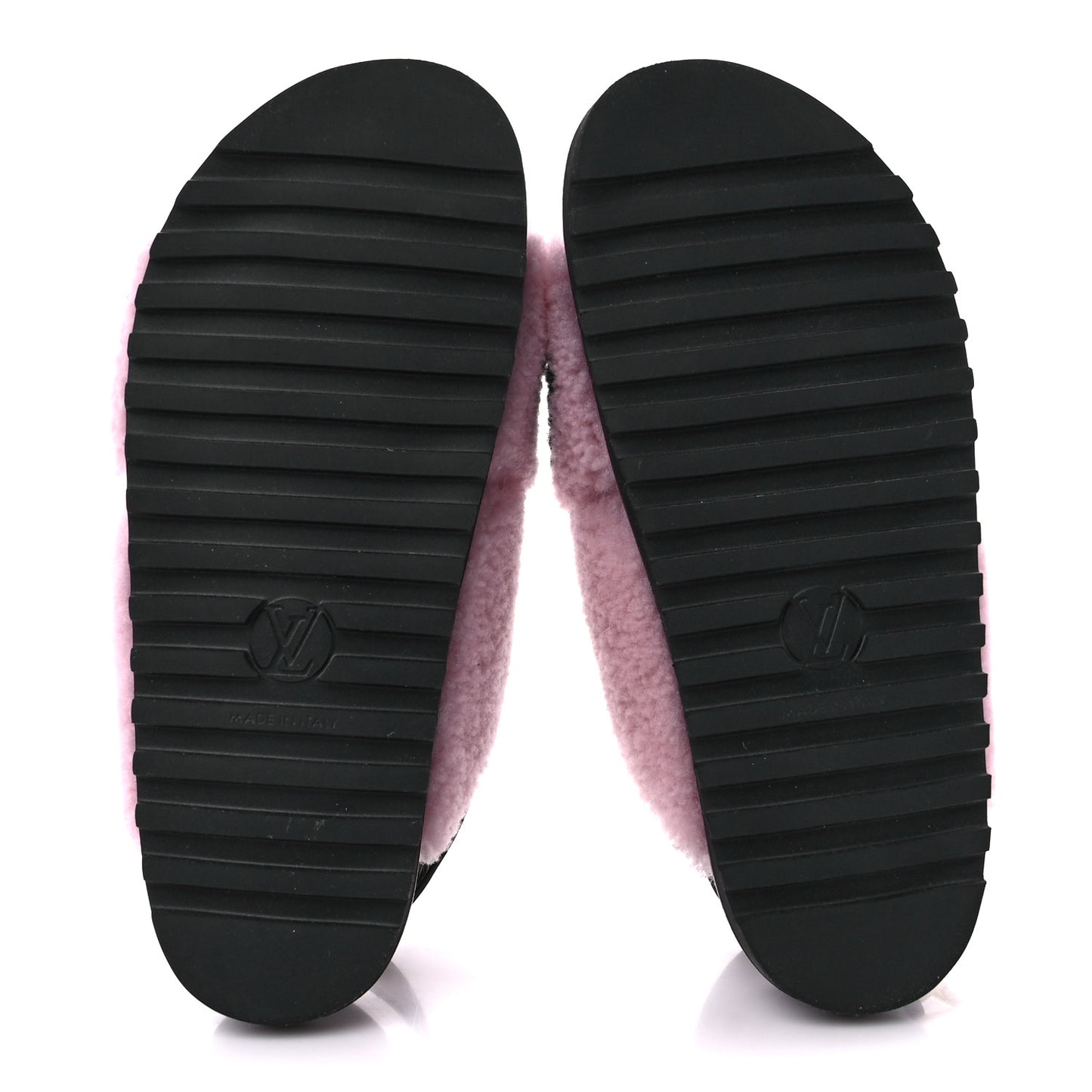 Shearling Paseo Sandals 37.5 Pink