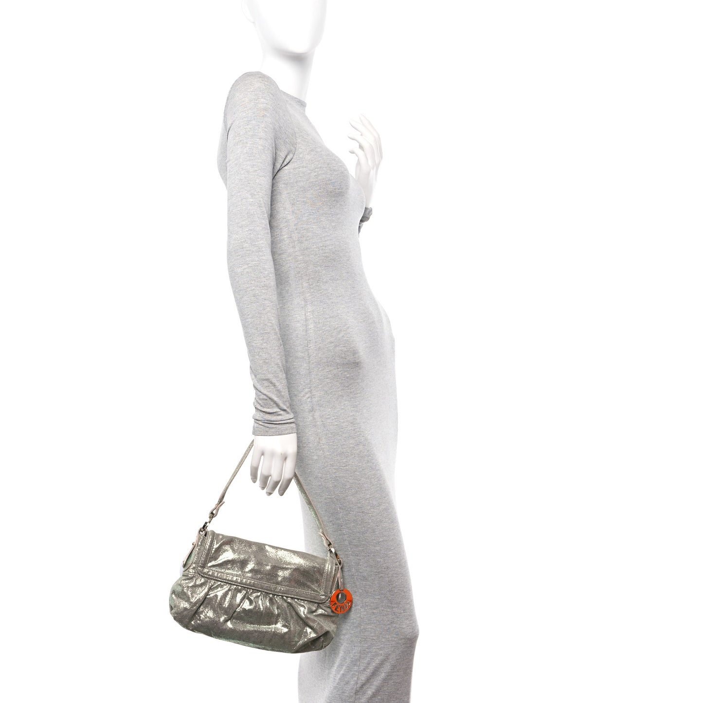 Metallic Nappa Small Chef Shoulder Bag Multicolor