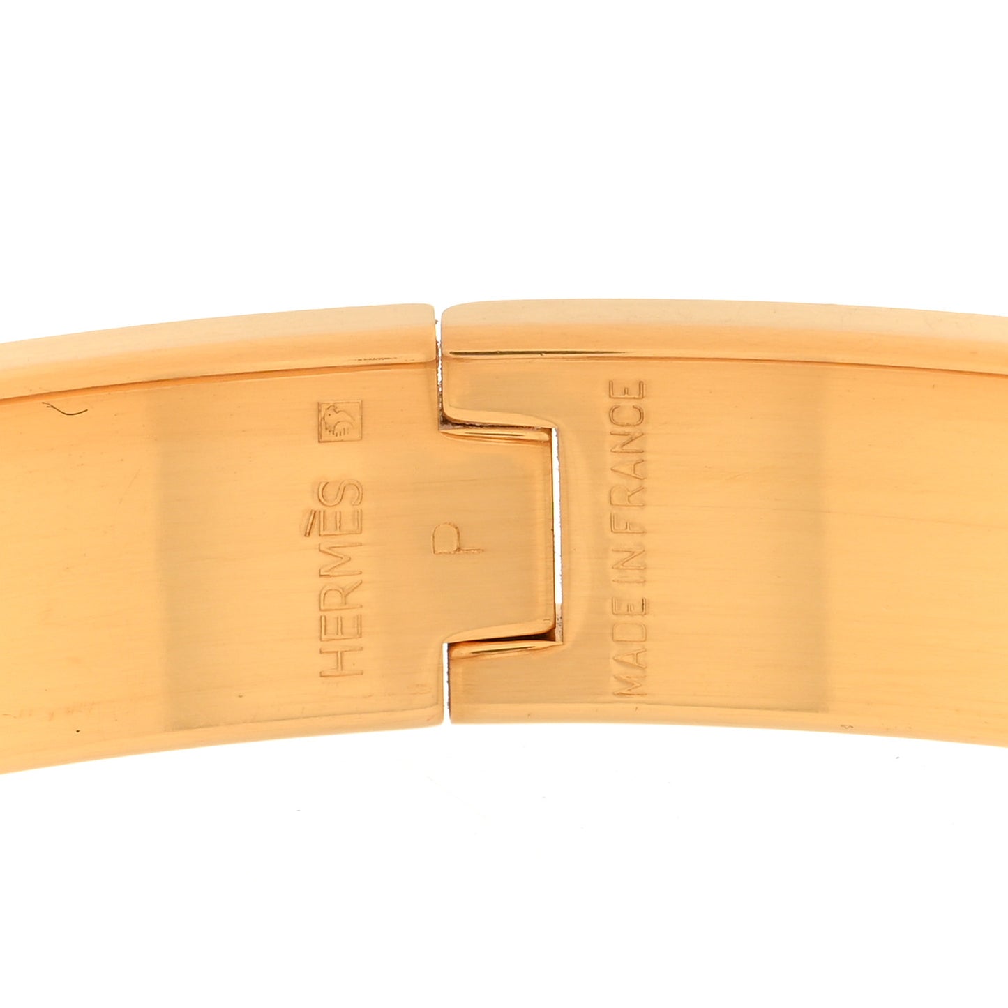 Enamel Narrow Clic Clac H Bracelet GM Black