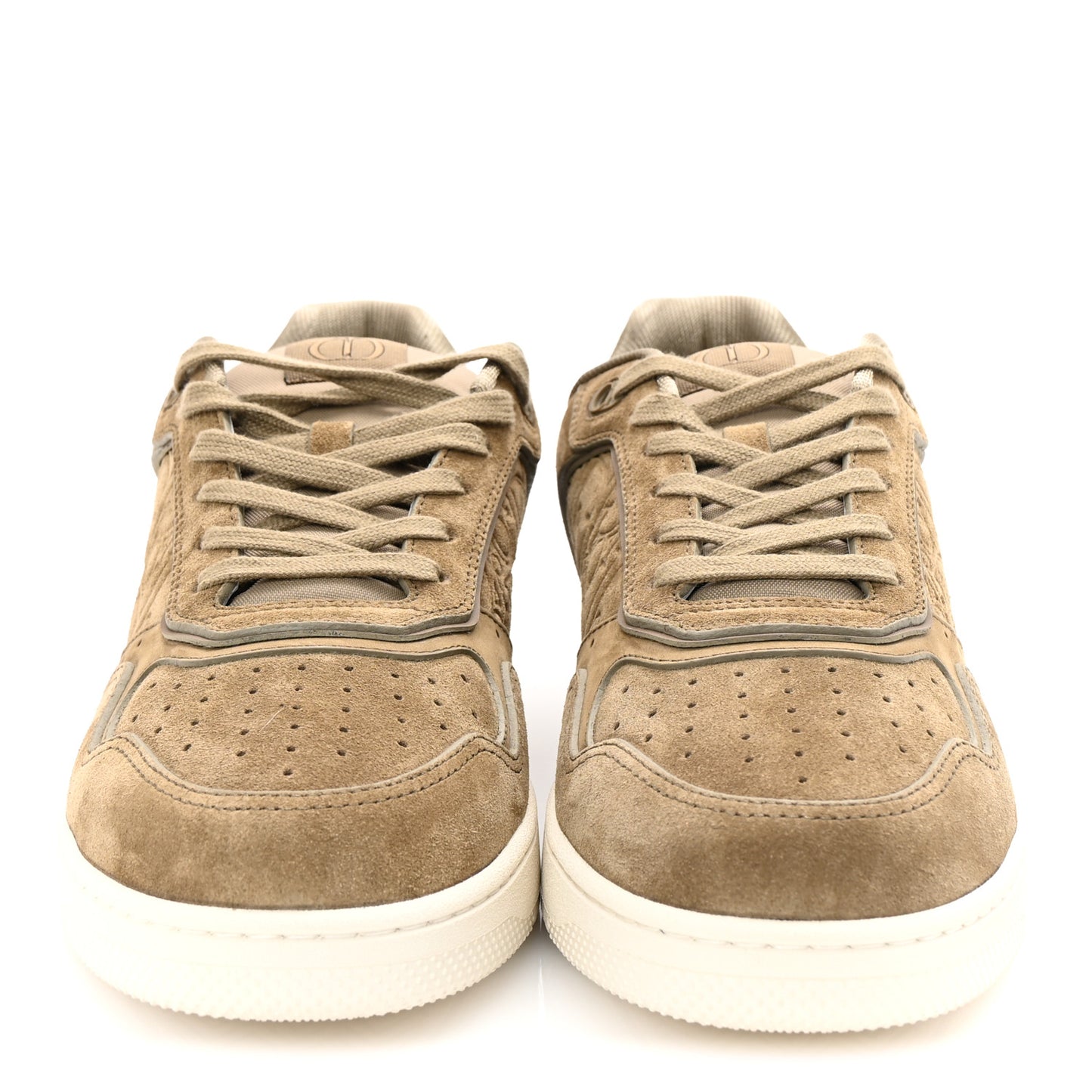 Suede Calfskin Mens B27 Uptown Low Top Sneaker 43 Khaki