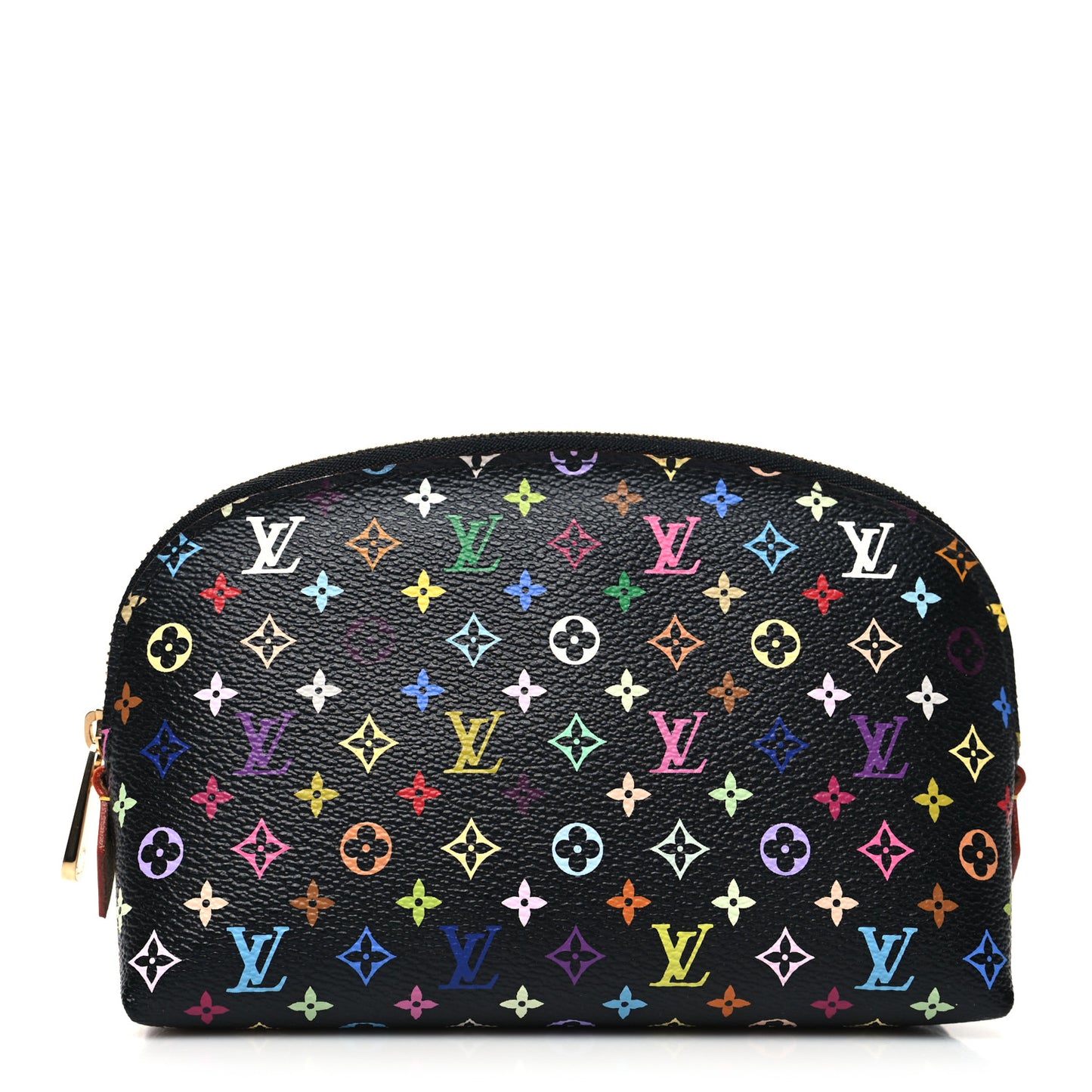 Monogram Multicolor Cosmetic Pouch Black Grenade