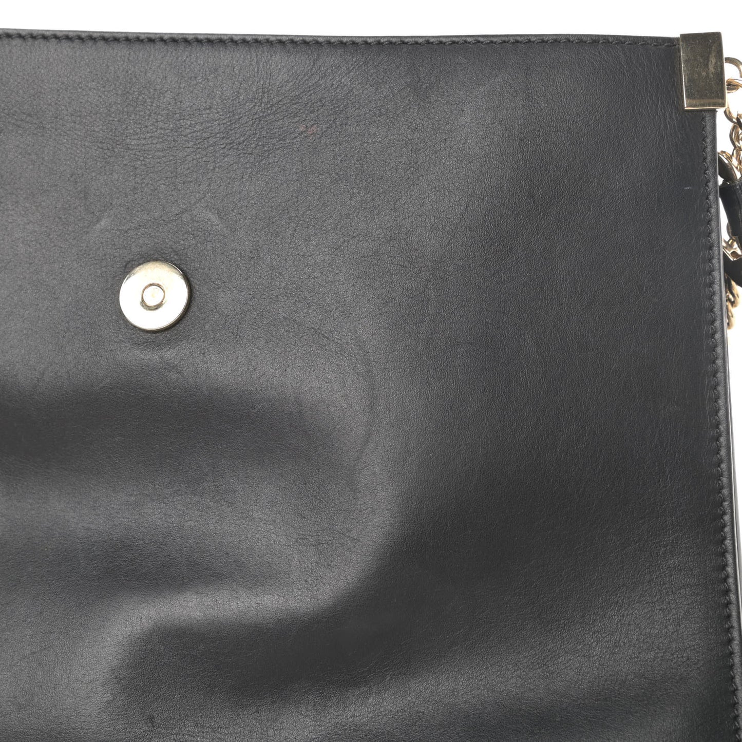 Suede Calfskin Medium Faye Shoulder Bag Black