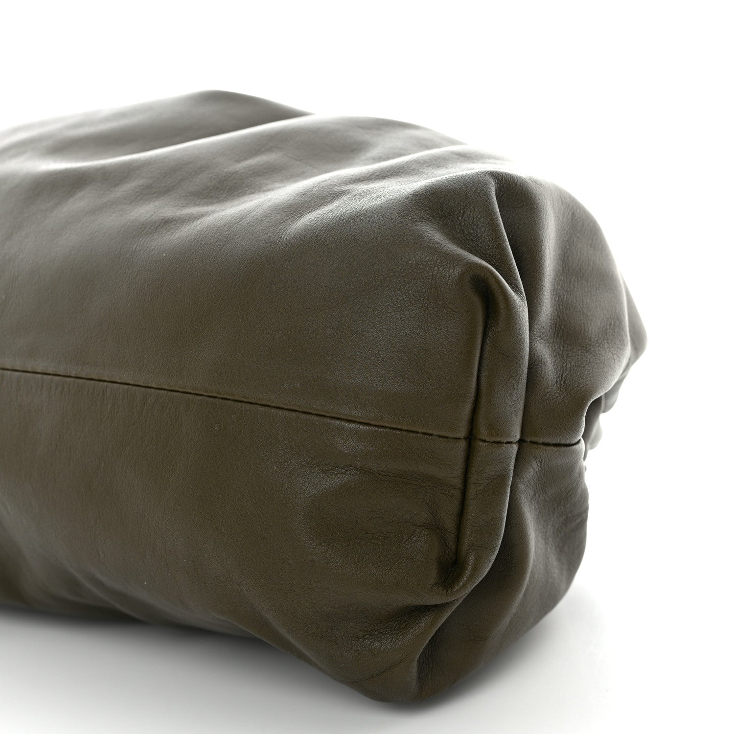 Bottega Veneta Smooth Butter Calf The Pouch Oversized Clutch Mud 10 of 10