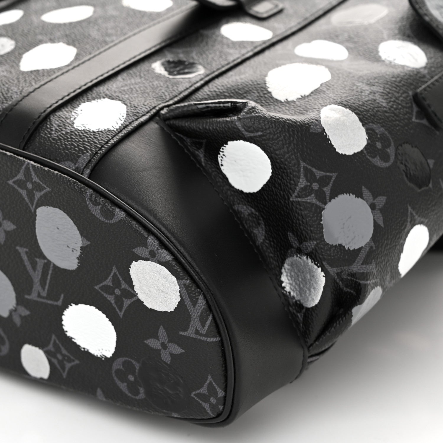 Louis Vuitton LV X YK Monogram Eclipse Dots Christopher MM Backpack Black 9 of 9