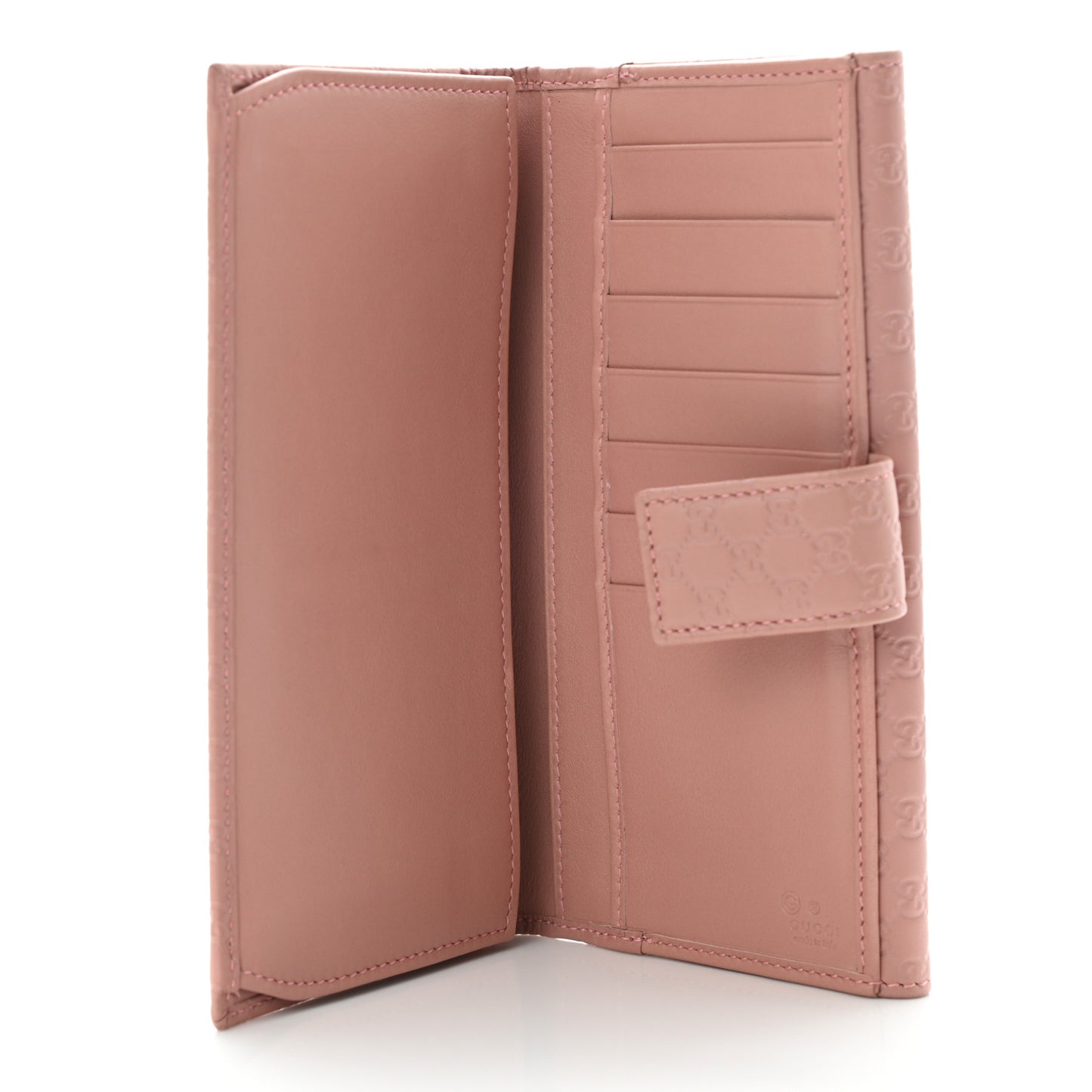 Microguccissima Continental Flap Wallet Soft Pink