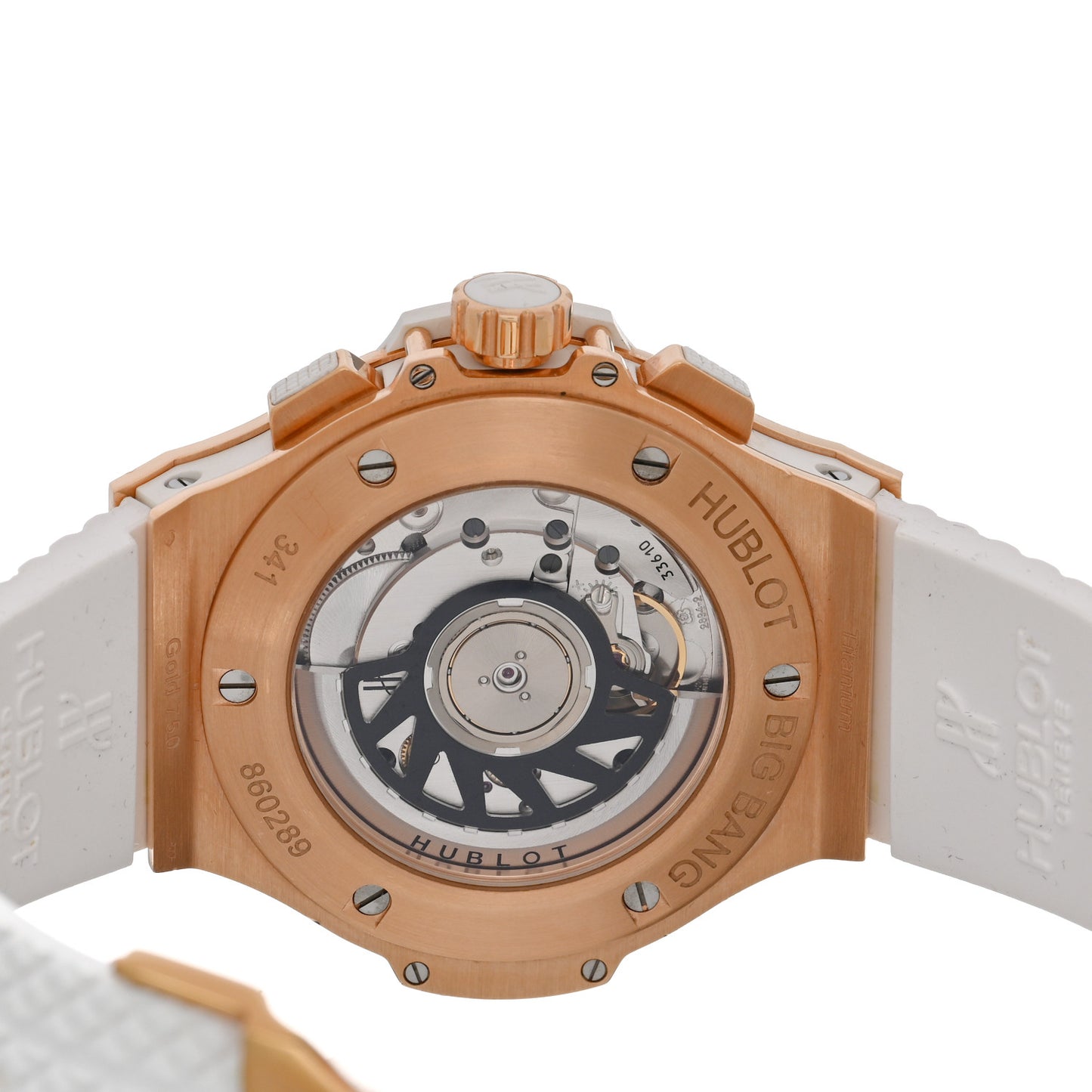 18K Rose Gold Rubber 41mm Big Bang Automatic Watch 341.PE.230.RW.114