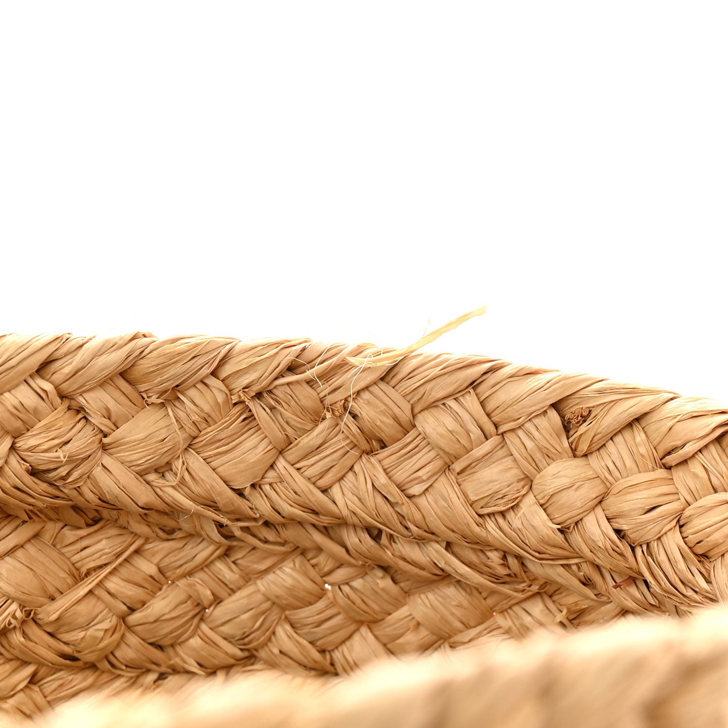 Raffia Calfskin Medium Panier Tote
