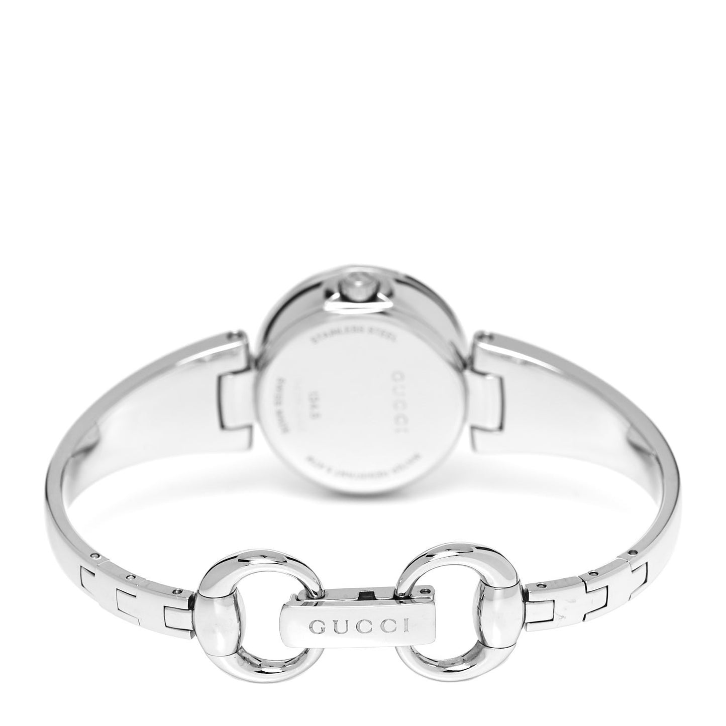 Stainless Steel Diamond Mother of Pearl 27mm Guccissima Quartz Watch