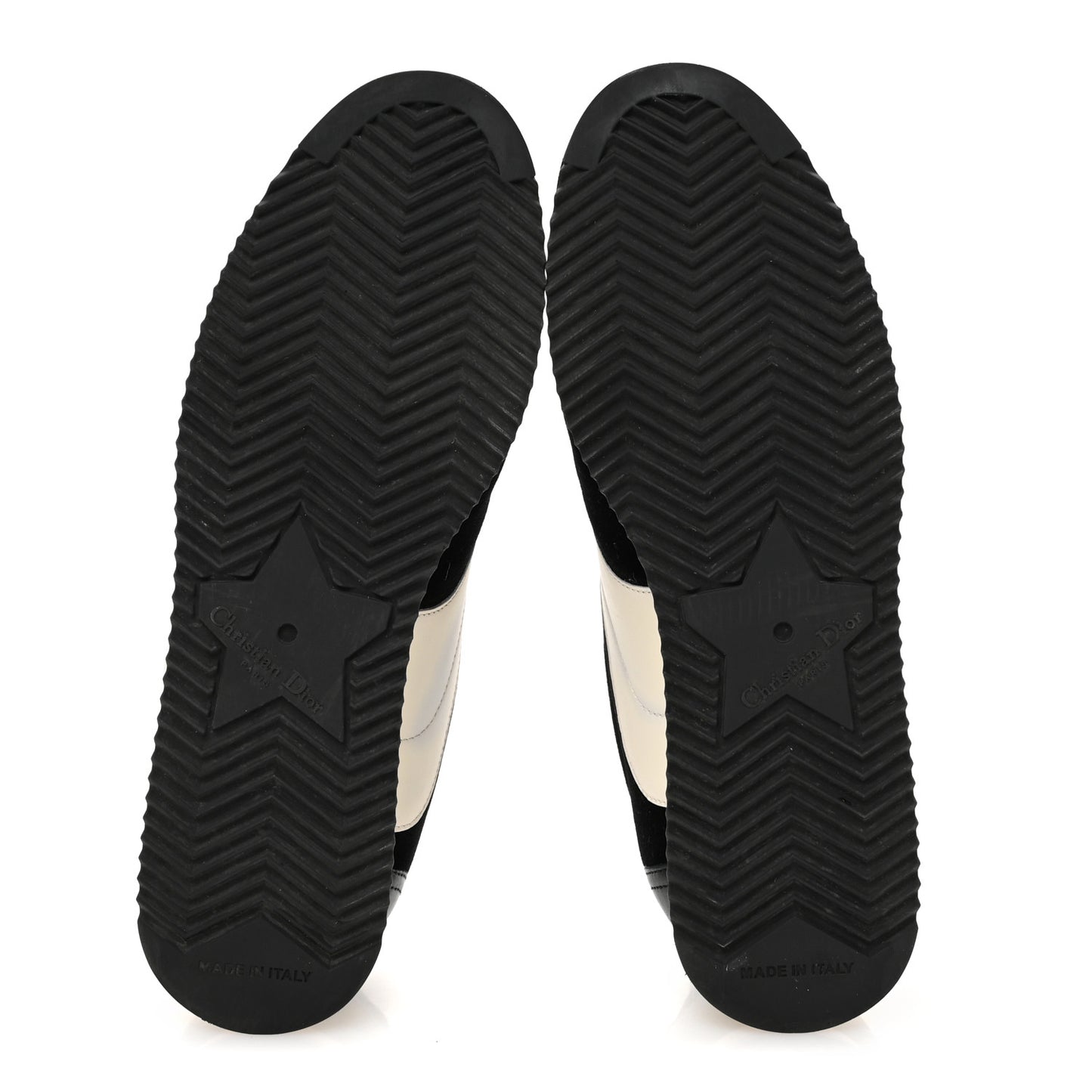Velvet Mix Diorun Sneakers 37.5 Black Off White