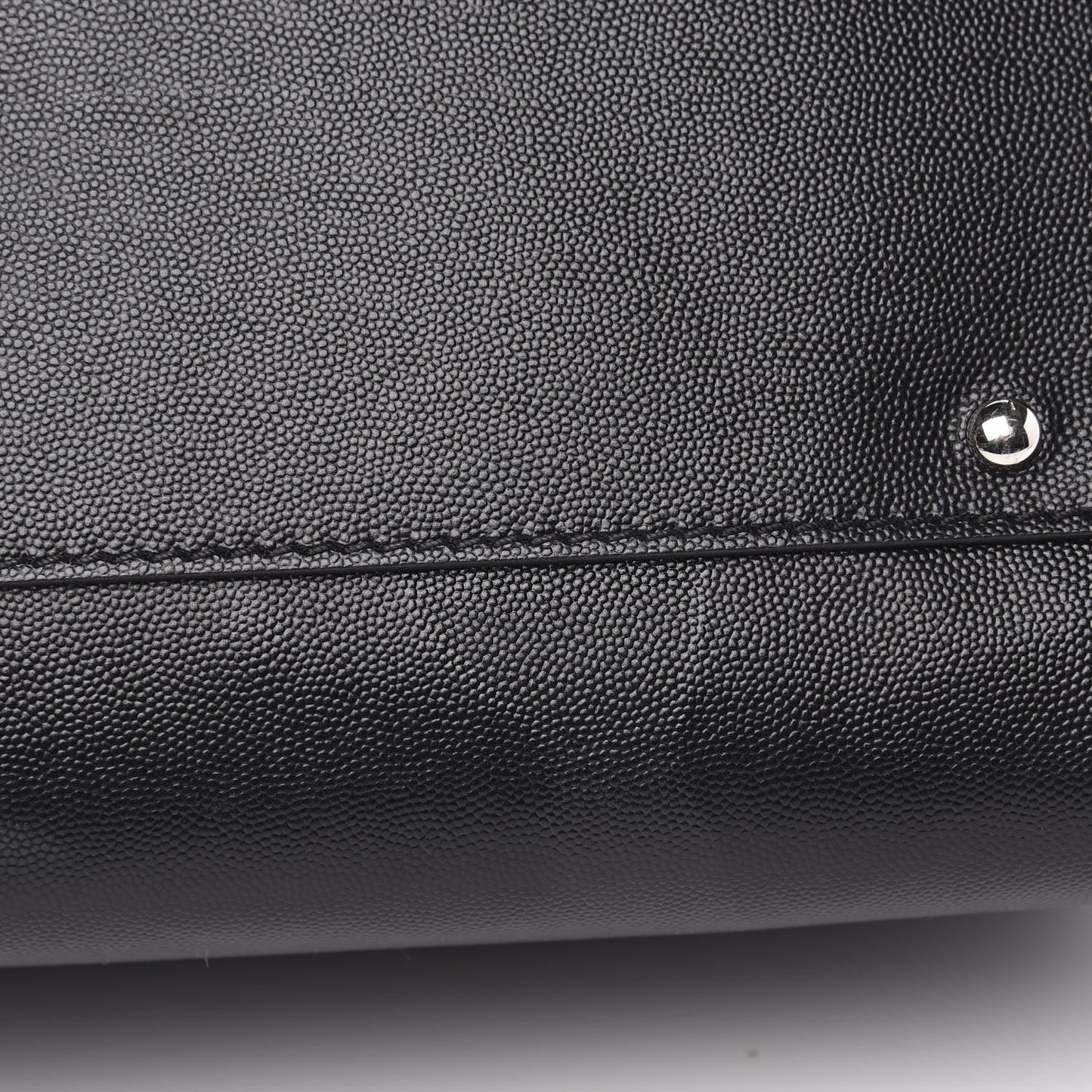 Caviar Medium Studded Deauville Tote Black