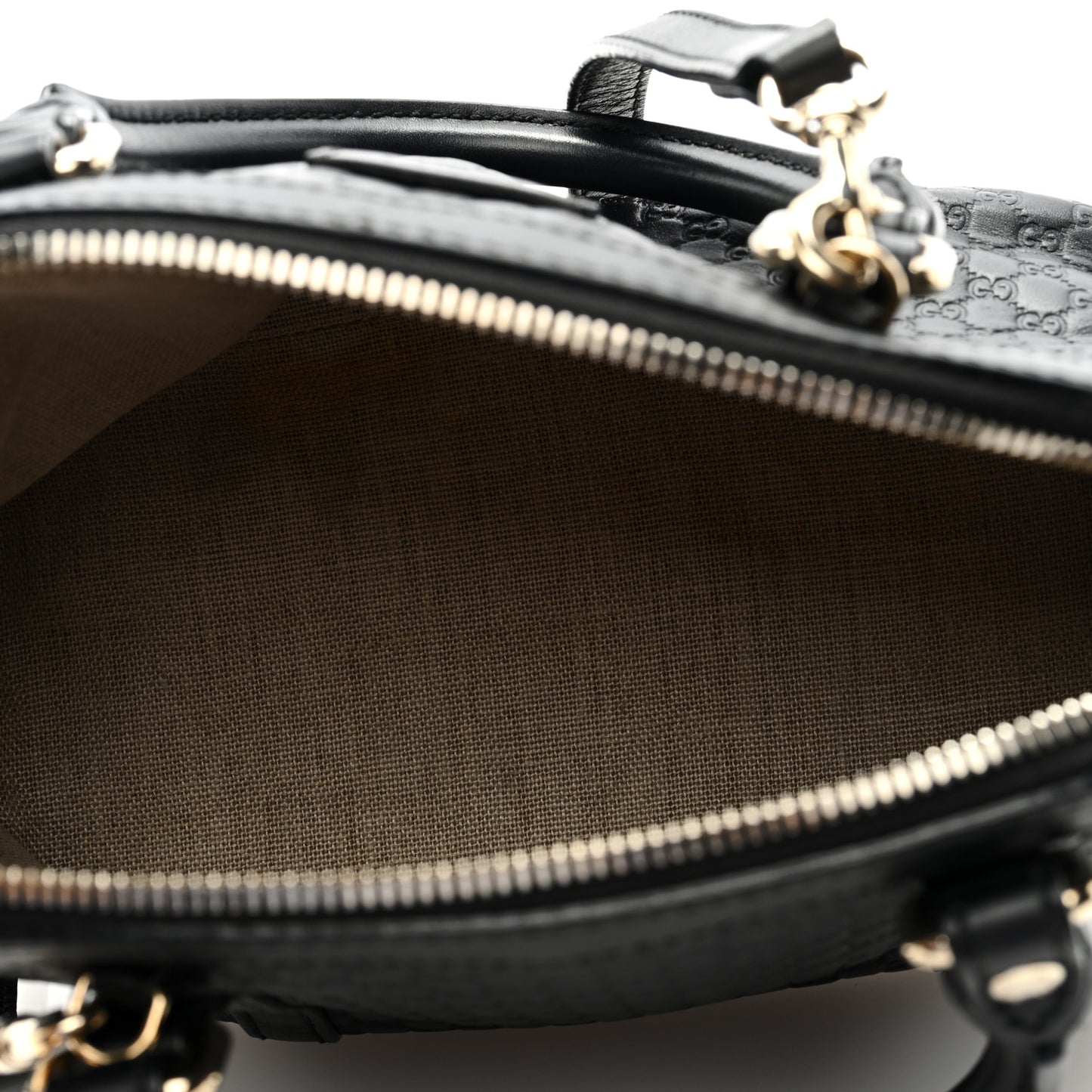 Microguccissima Mini Dome Bag Black
