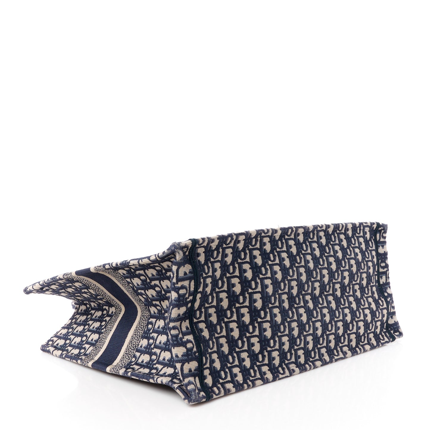 Oblique Large Book Tote Blue Multicolor