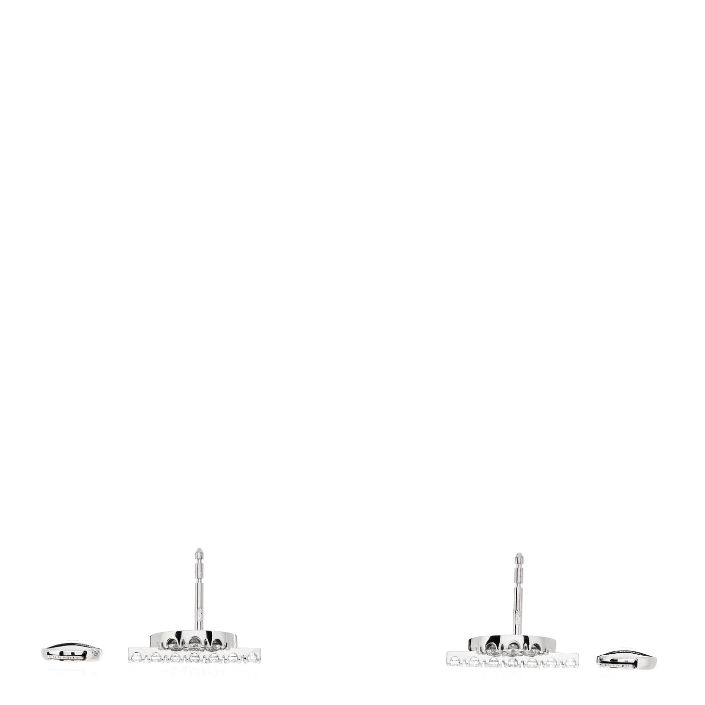 18K White Gold Diamond Finesse Earrings