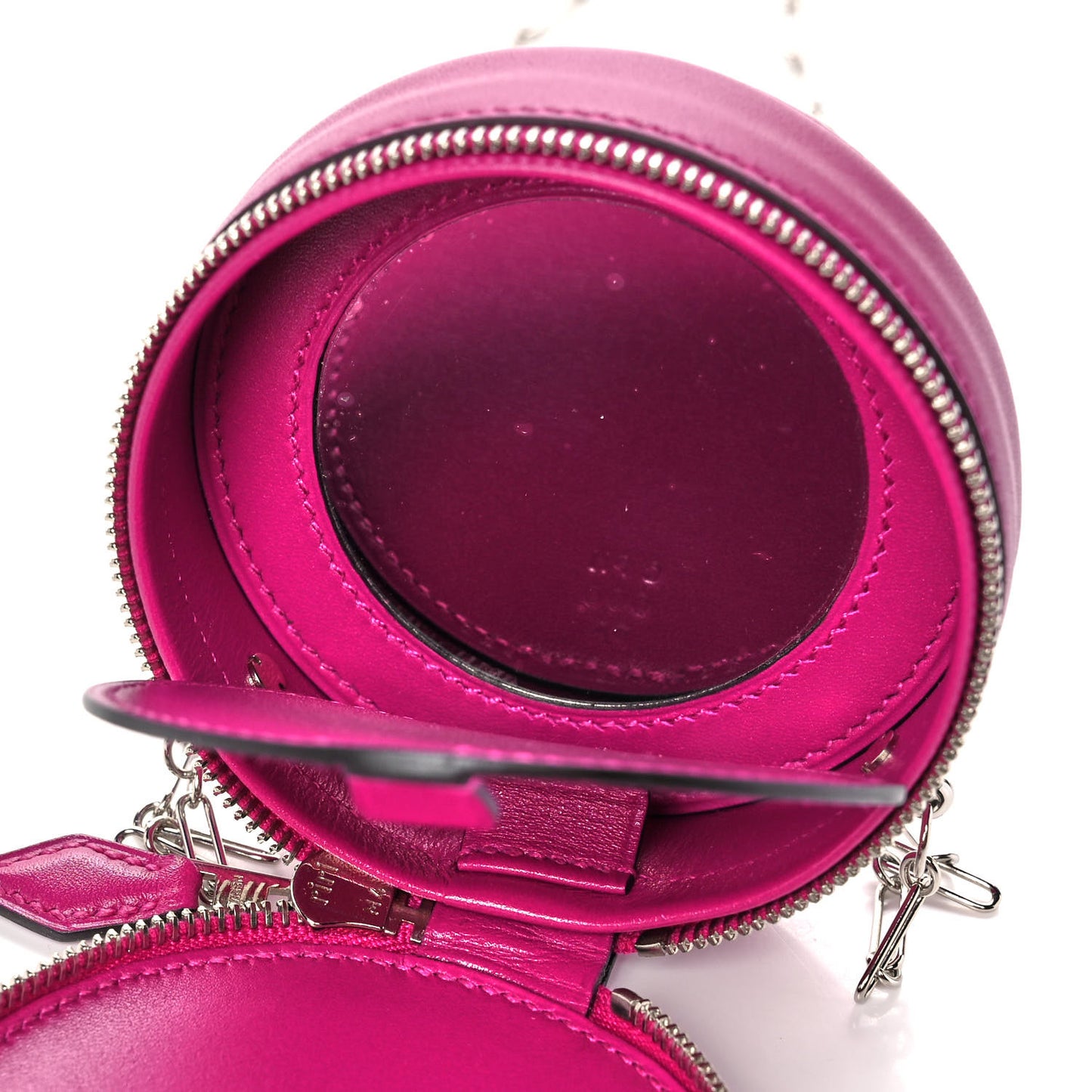 Veau Villandry Micro Rond Rose Pourpre