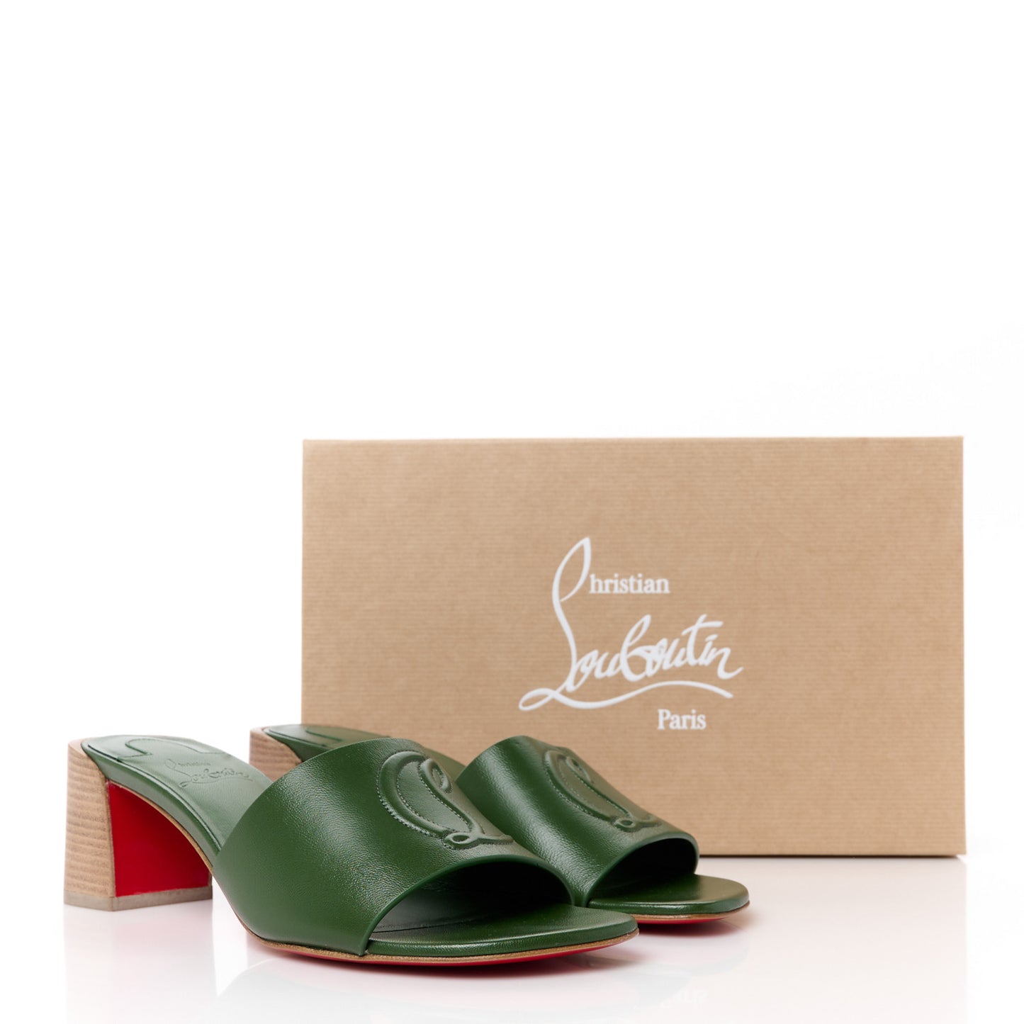 Nappa Logo Embossed So CL 55 Mule 38 Verlaine