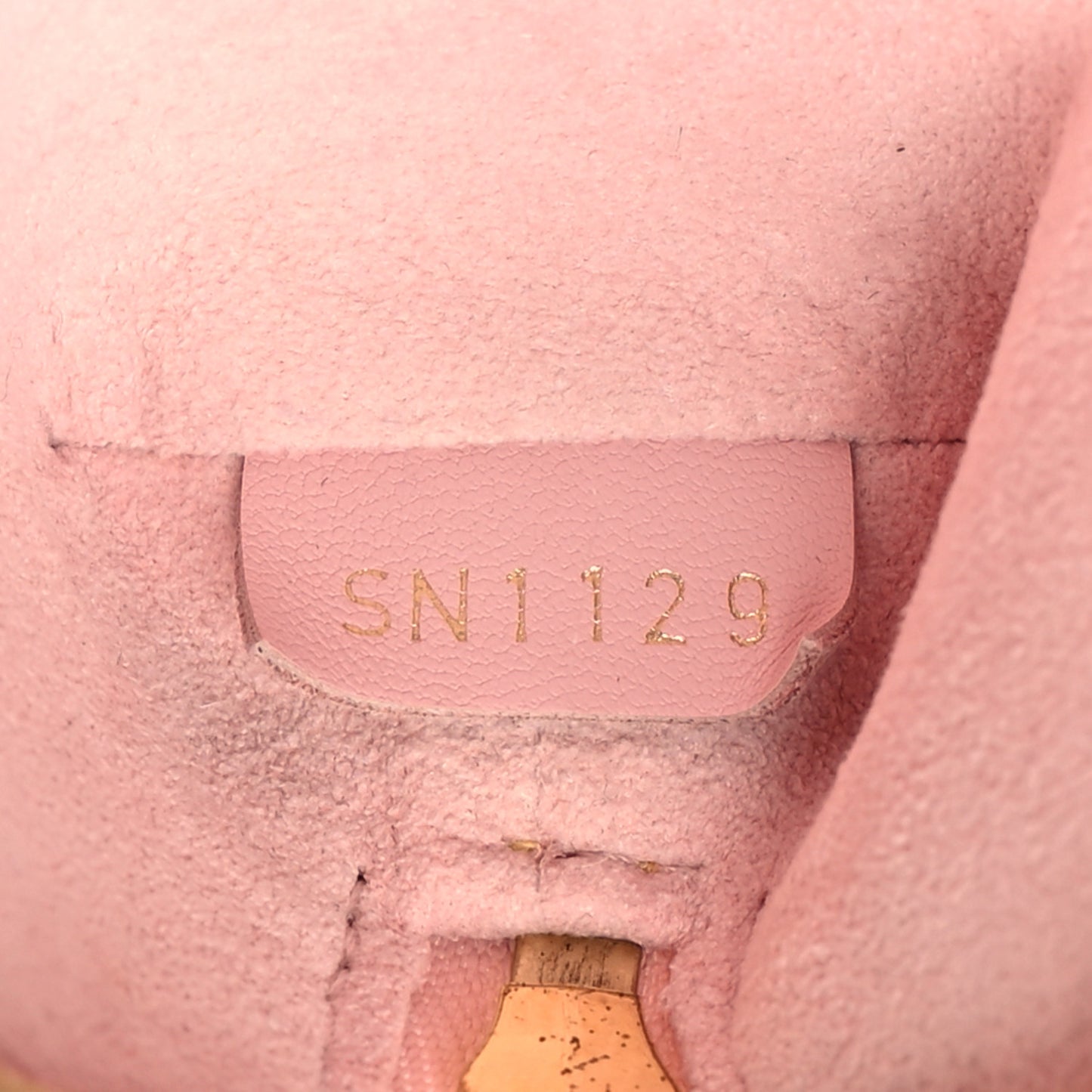 Damier Azur Elizabeth Pencil Pouch Rose Ballerine