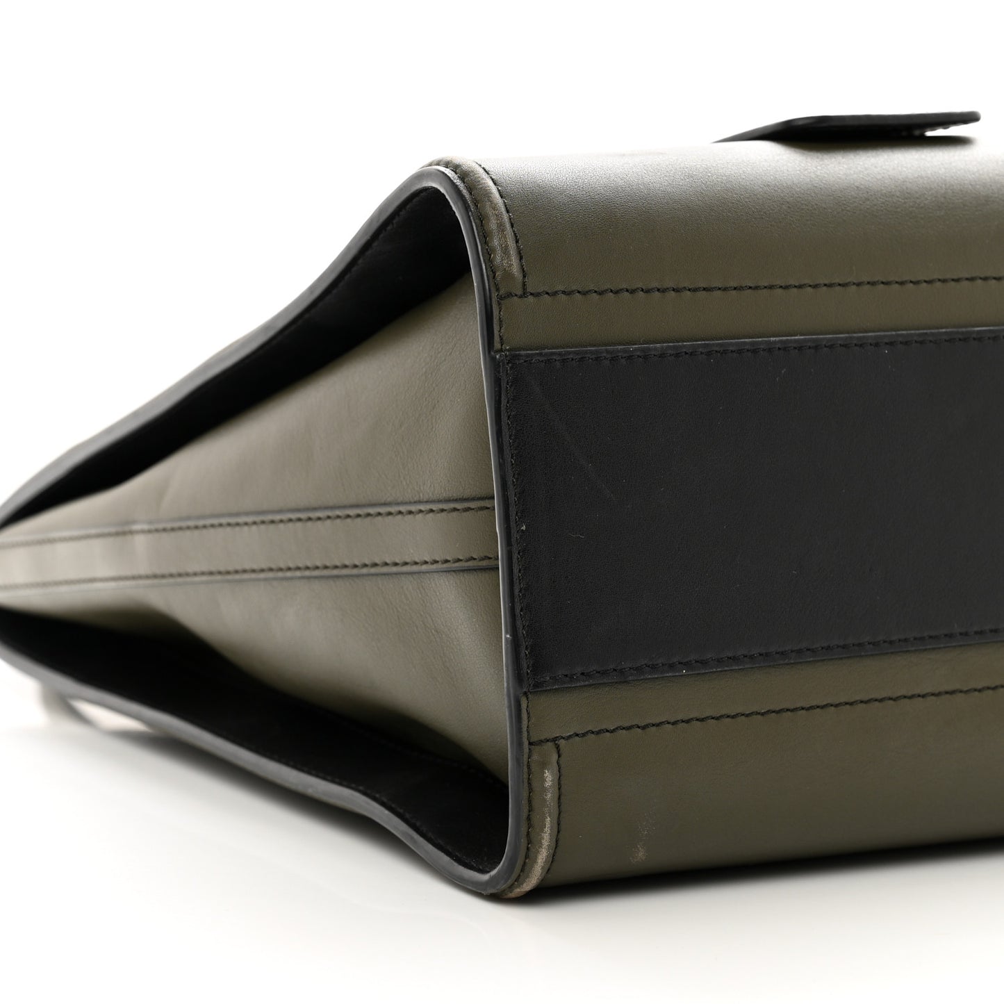 Calfskin The Tall Story Shoulder Bag Khaki