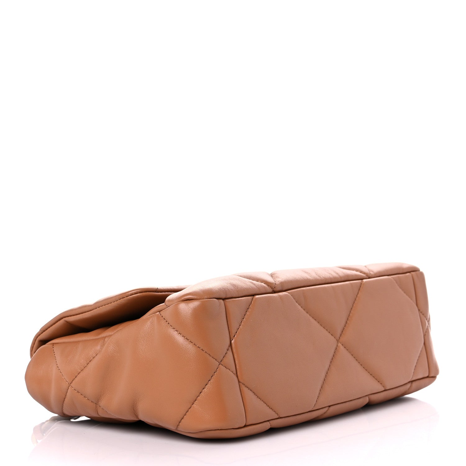 Chanel Lambskin Quilted Medium Chanel 19 Flap Brown 4 of 10