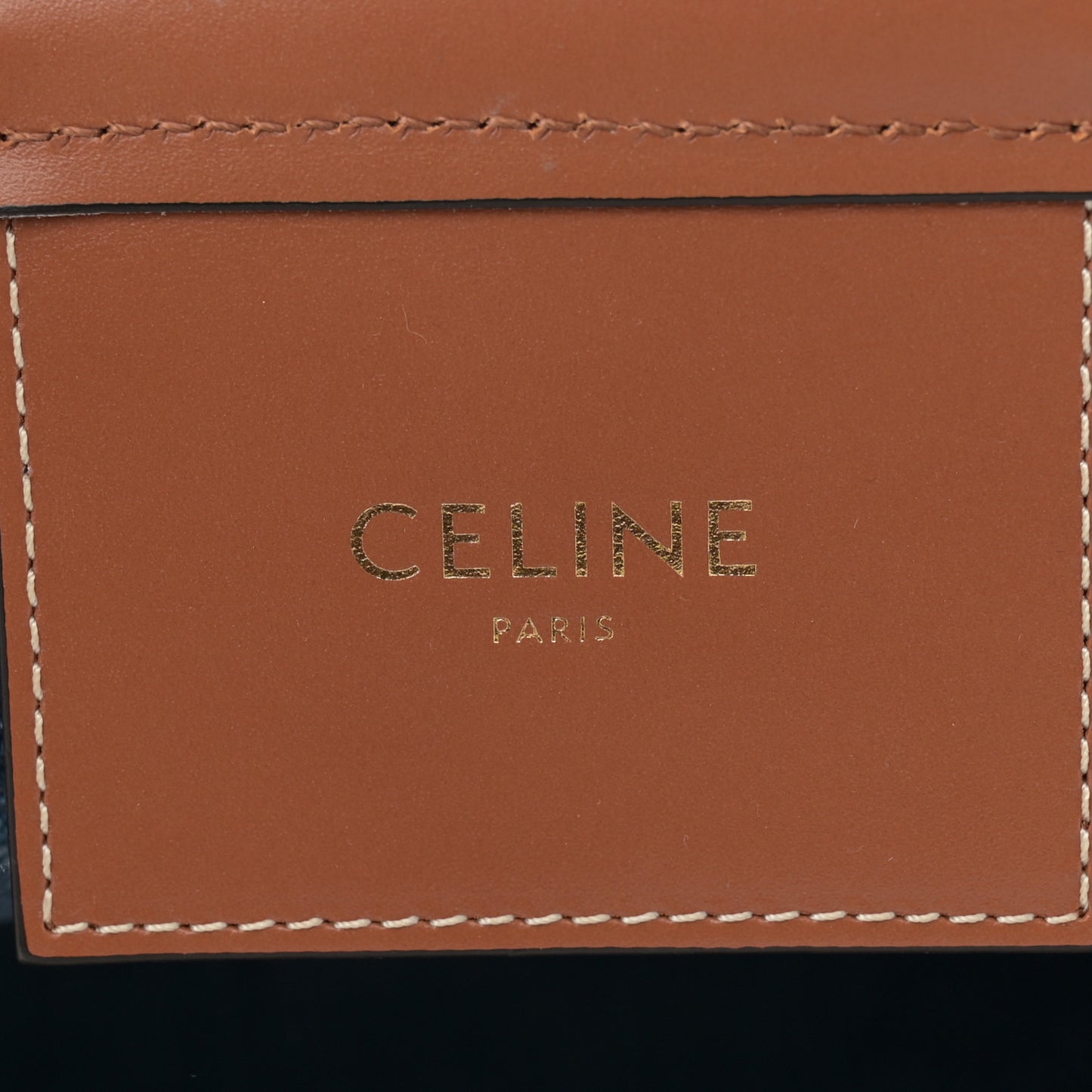 Denim Calfskin Large Couffin Logo Tote Blue