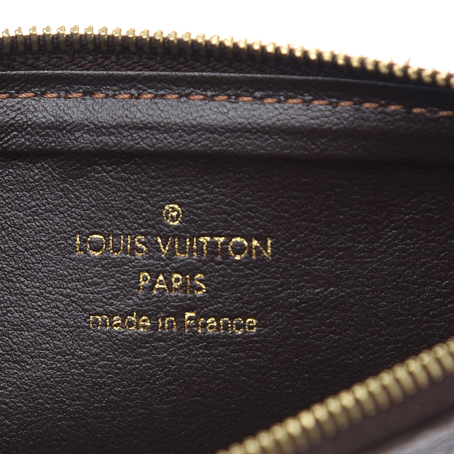 Damier Ebene Felicie Chain Wallet Zippered Insert