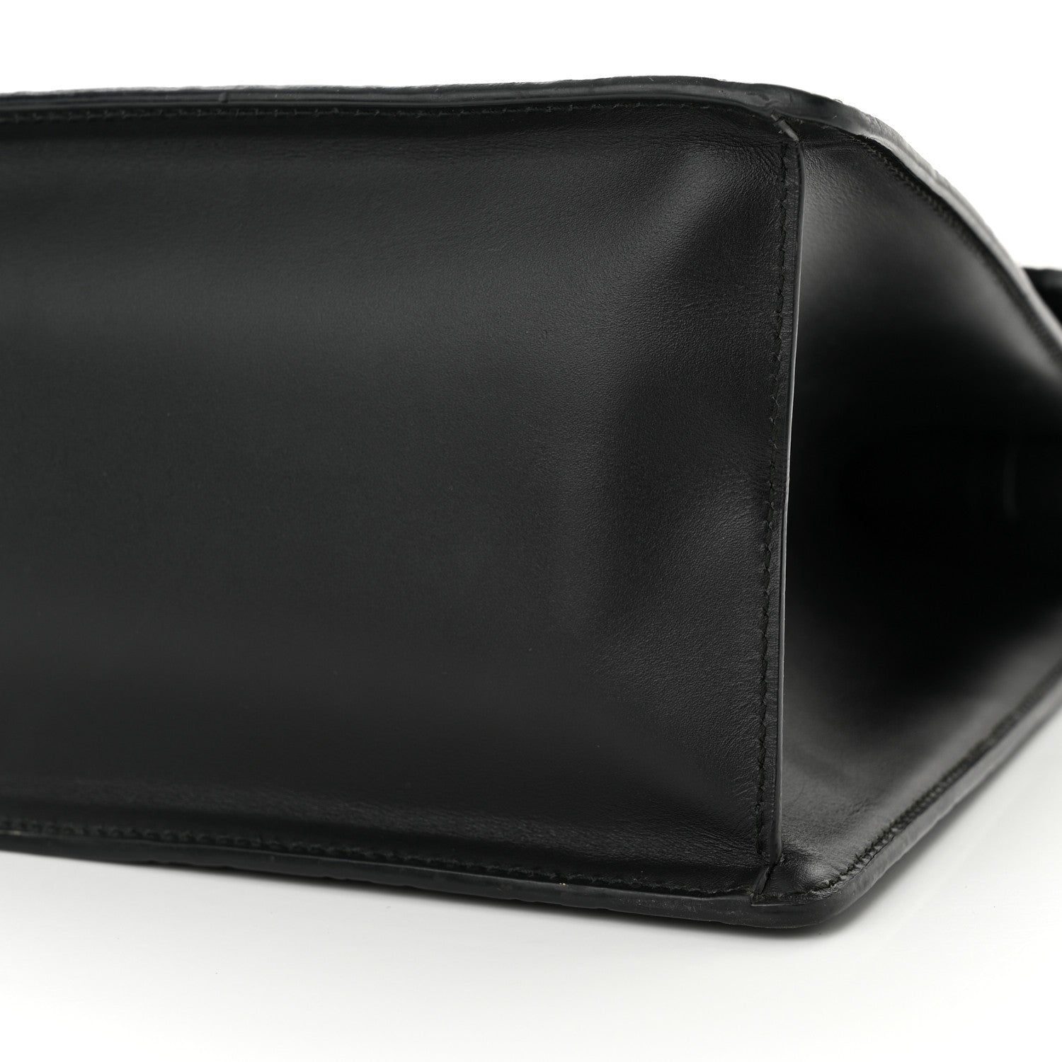 Gucci Guccissima Signature Medium Sylvie Top Handle Bag Black 10 of 11